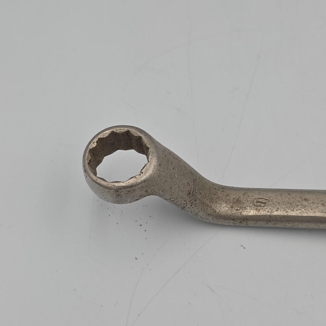 Armstrong 5/8″ X 11/16″ 12 Point Deep Offset Box Wrench Armaloy No. 8727-A USA