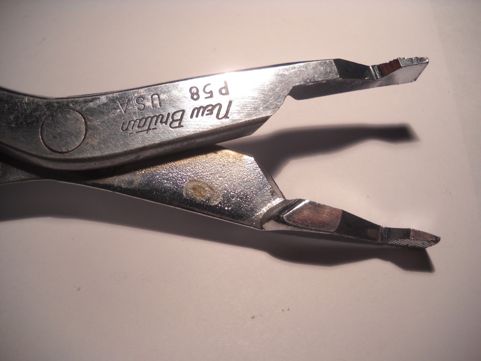 Vintage New Britain P-58 Alloy Steel Snap Ring PLIERS USA Tool