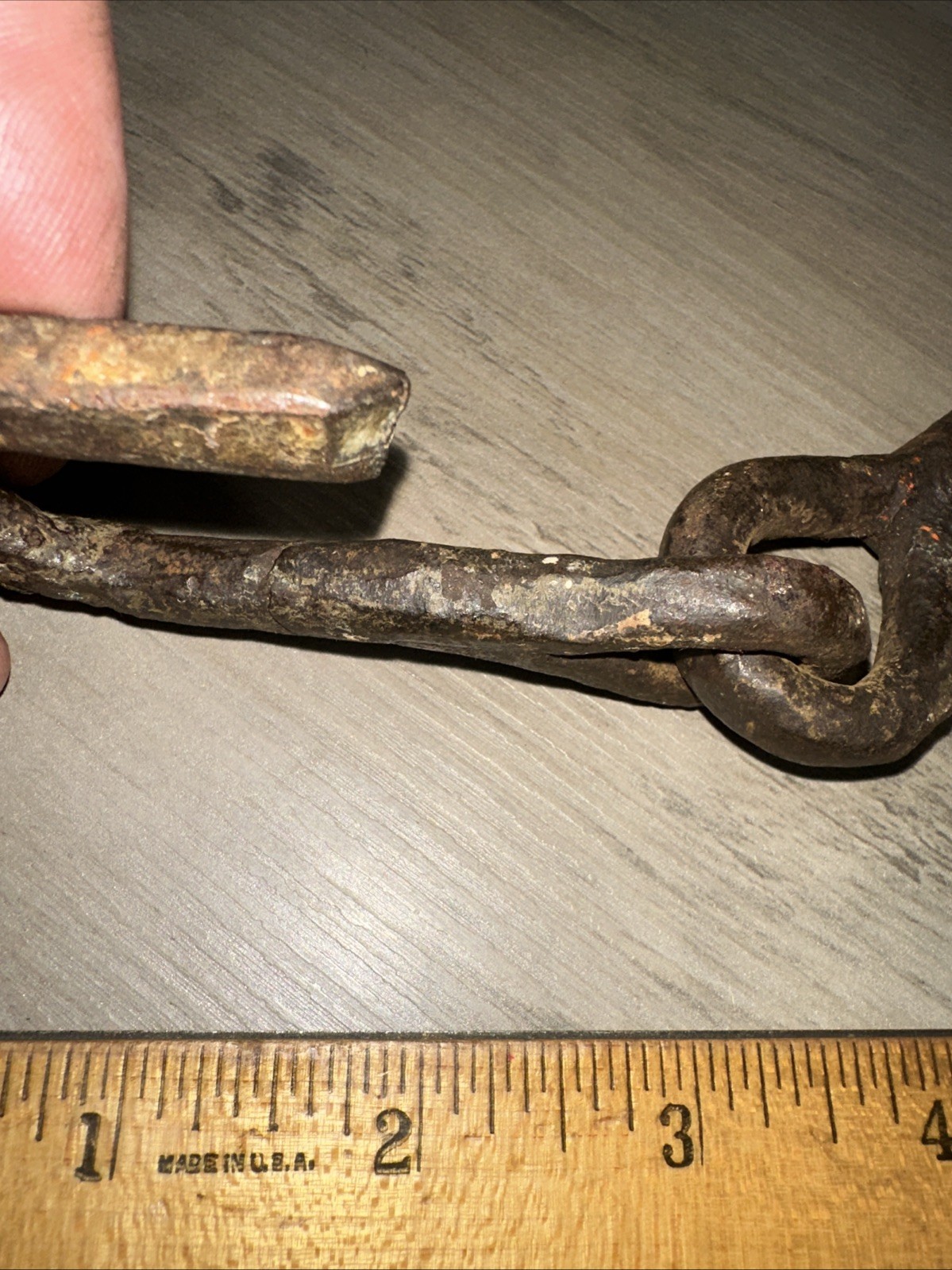 Blacksmith Hand Forged Primitive Hook Threaded Screw in Type