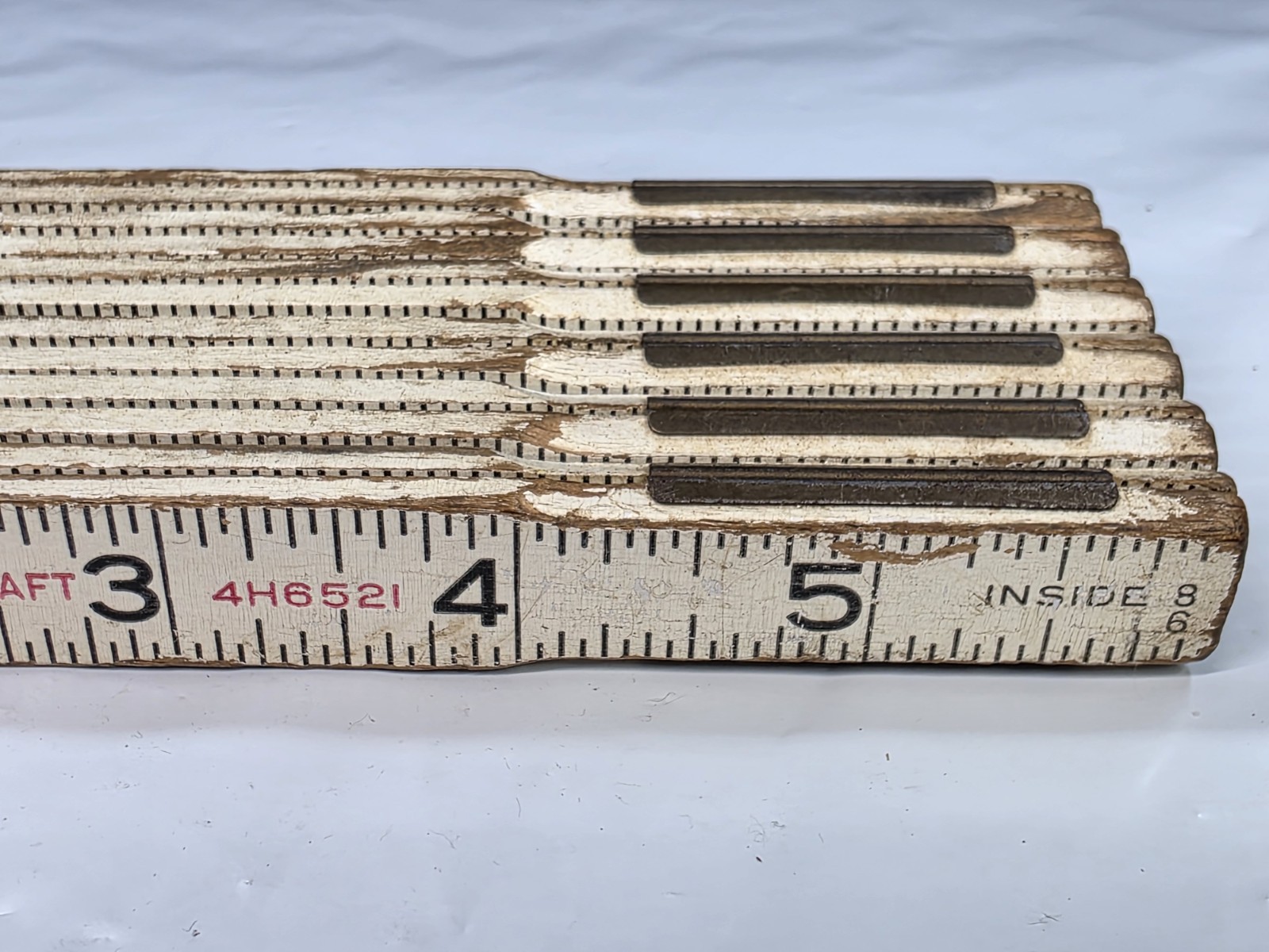 Westcraft 72″ Wood Ruler with 8″ Brass Extenstion