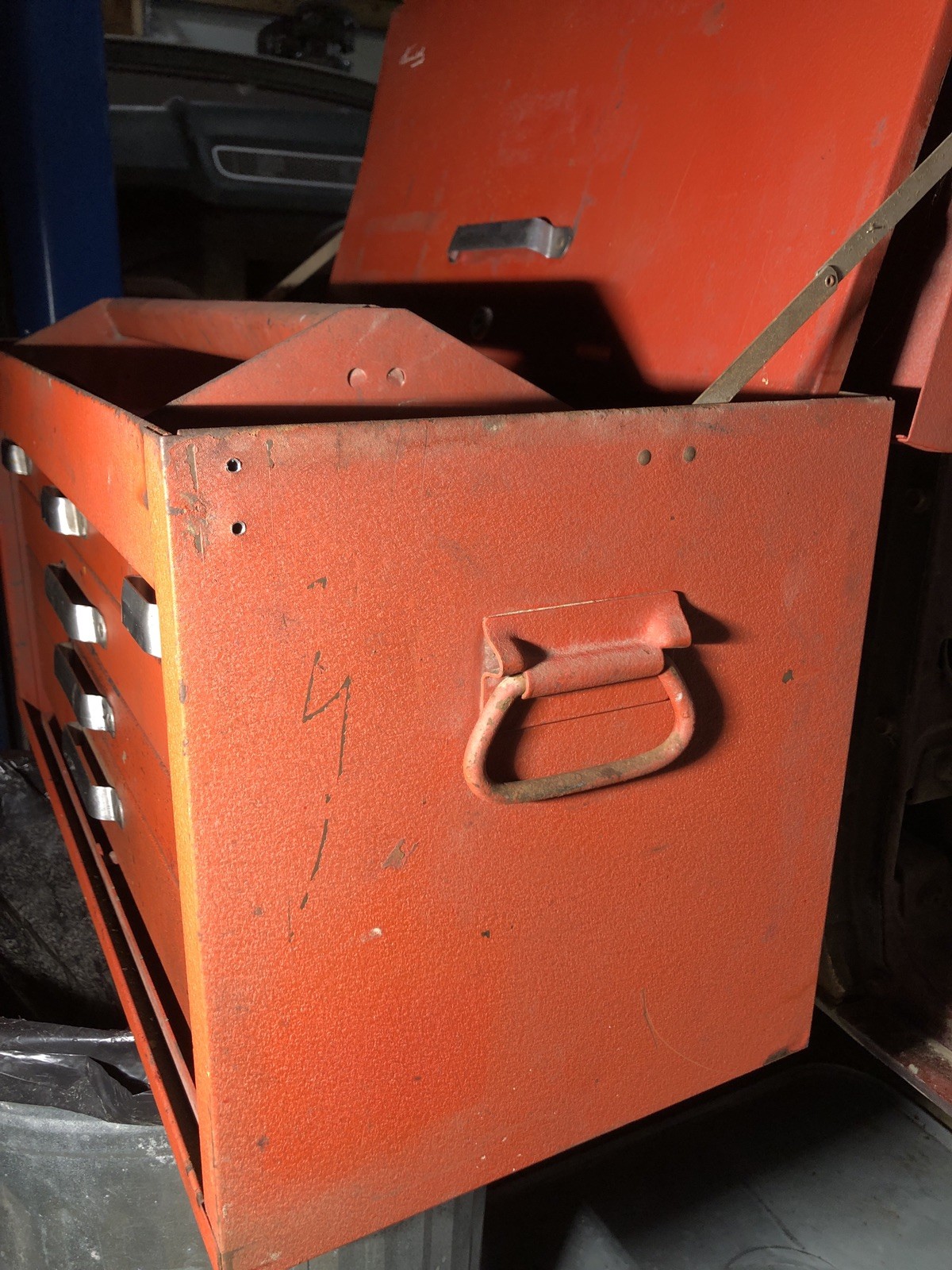VTG Kennedy Kits 260 Machinist Toolbox Chest 6 Drawer 26”x12”x14” Red USA