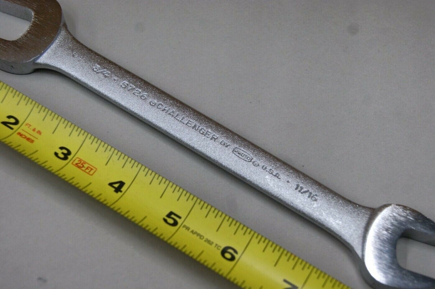 Challenger by PROTO USA 5726 Open End Wrench 11/16″ x 3/4″ New Old Stock! L-3902