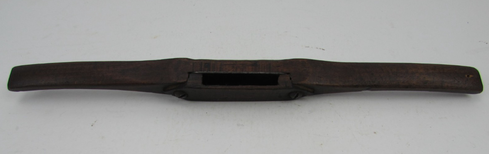 Antique Primitive Wooden Curved Handle Spoke Shaver / Draw Knife Finish Shaver