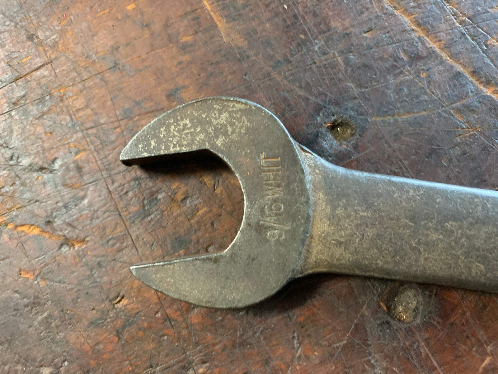Vintage Heath & Pond H & P 1/2 – 9/16 Whitworth Open End Spanner British Made