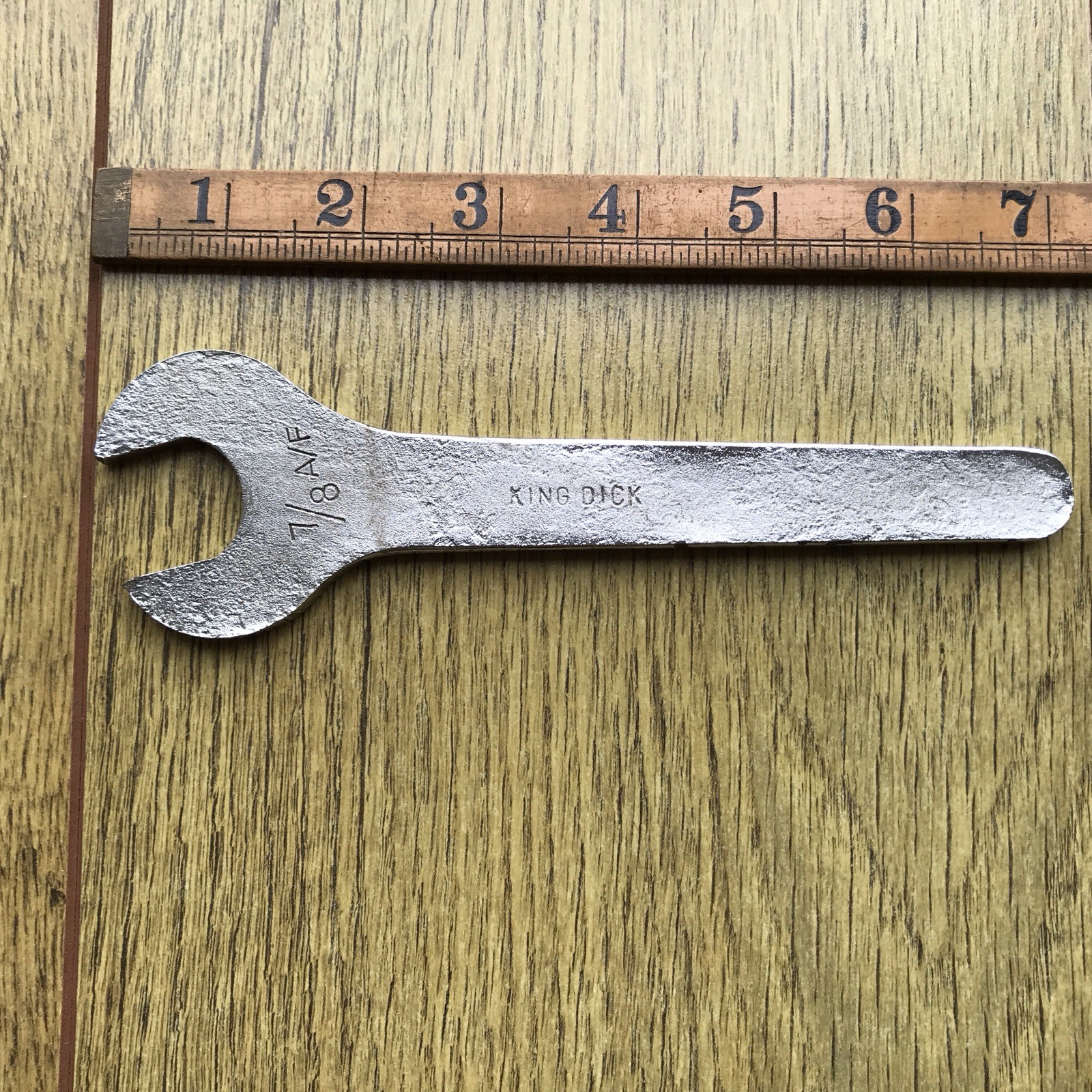 Vintage King Dick One Ended Flat Plate Spanner 7/8” AF.
