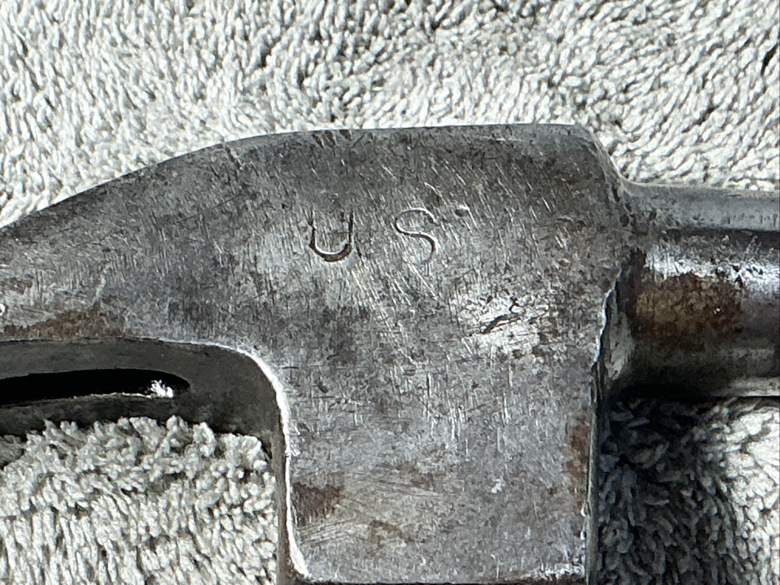 Vntg. Belknap Blue Grass Balanced Hammer – US Military Marked W/ Original Handle