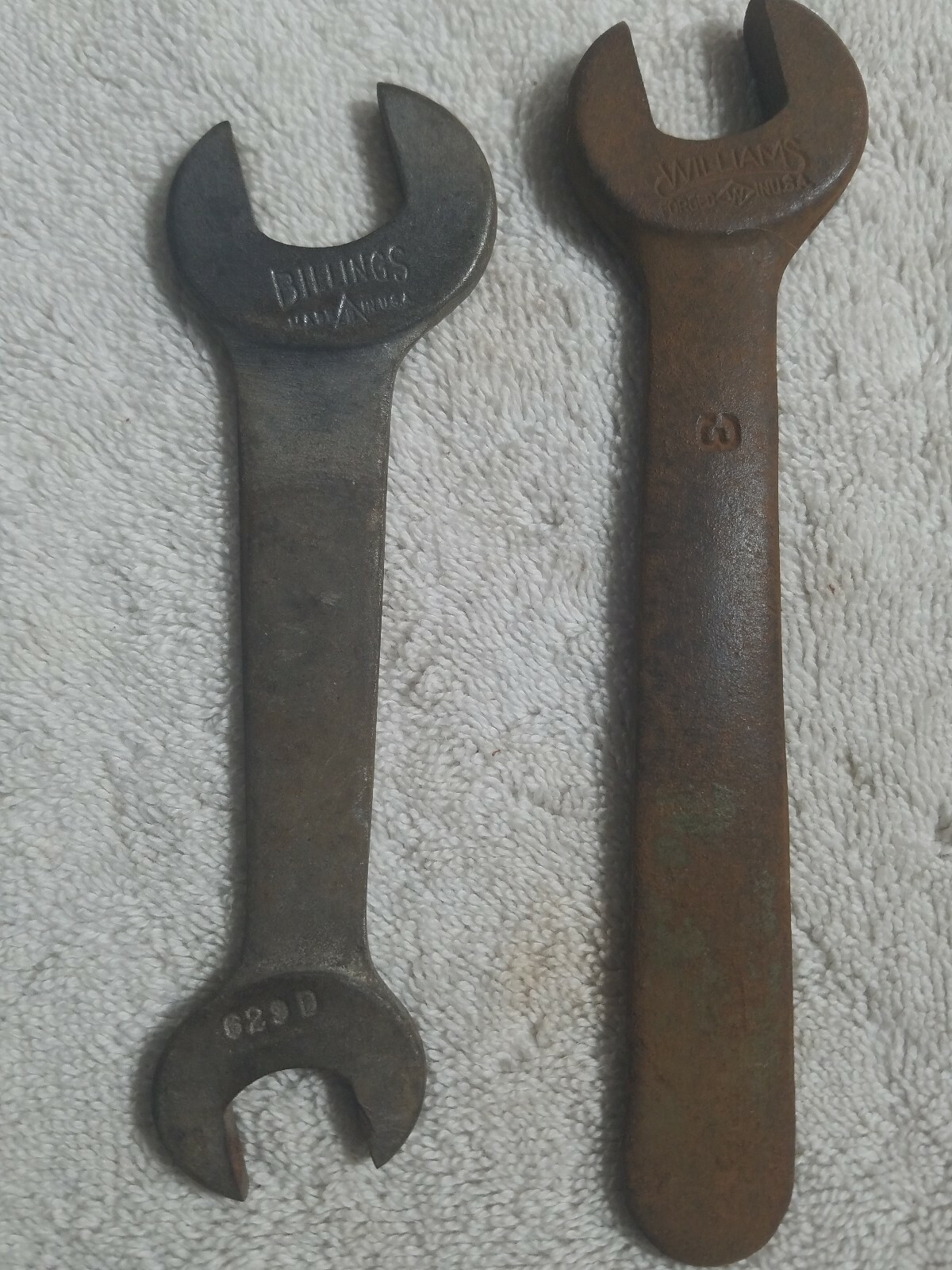 Vintage Lot of Open Ended Wrenchs Craftsman, Billings, Williams