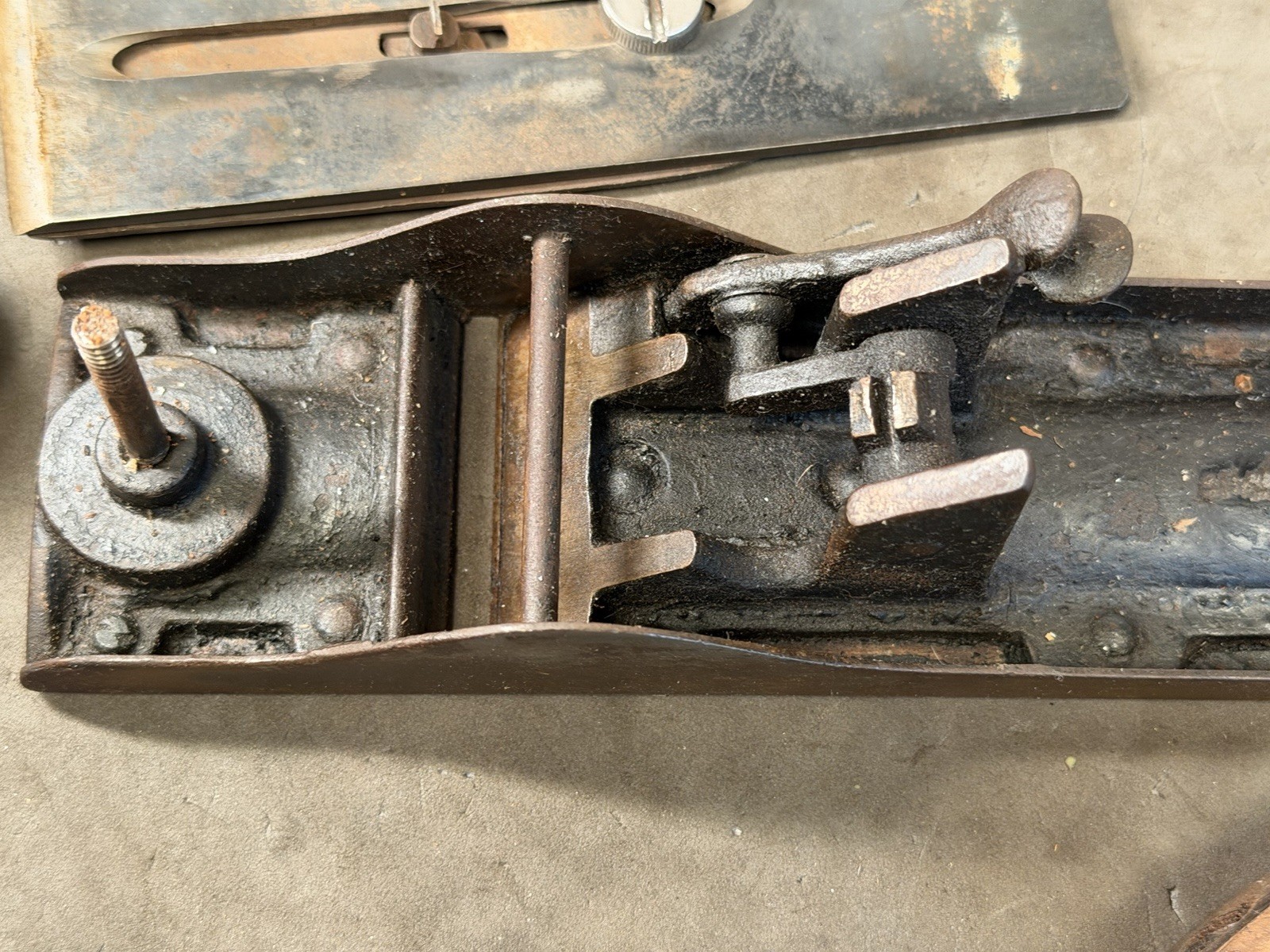 Project Stanley No 104 Liberty Bell Wood Plane Steel Centennial 1876 V Repair