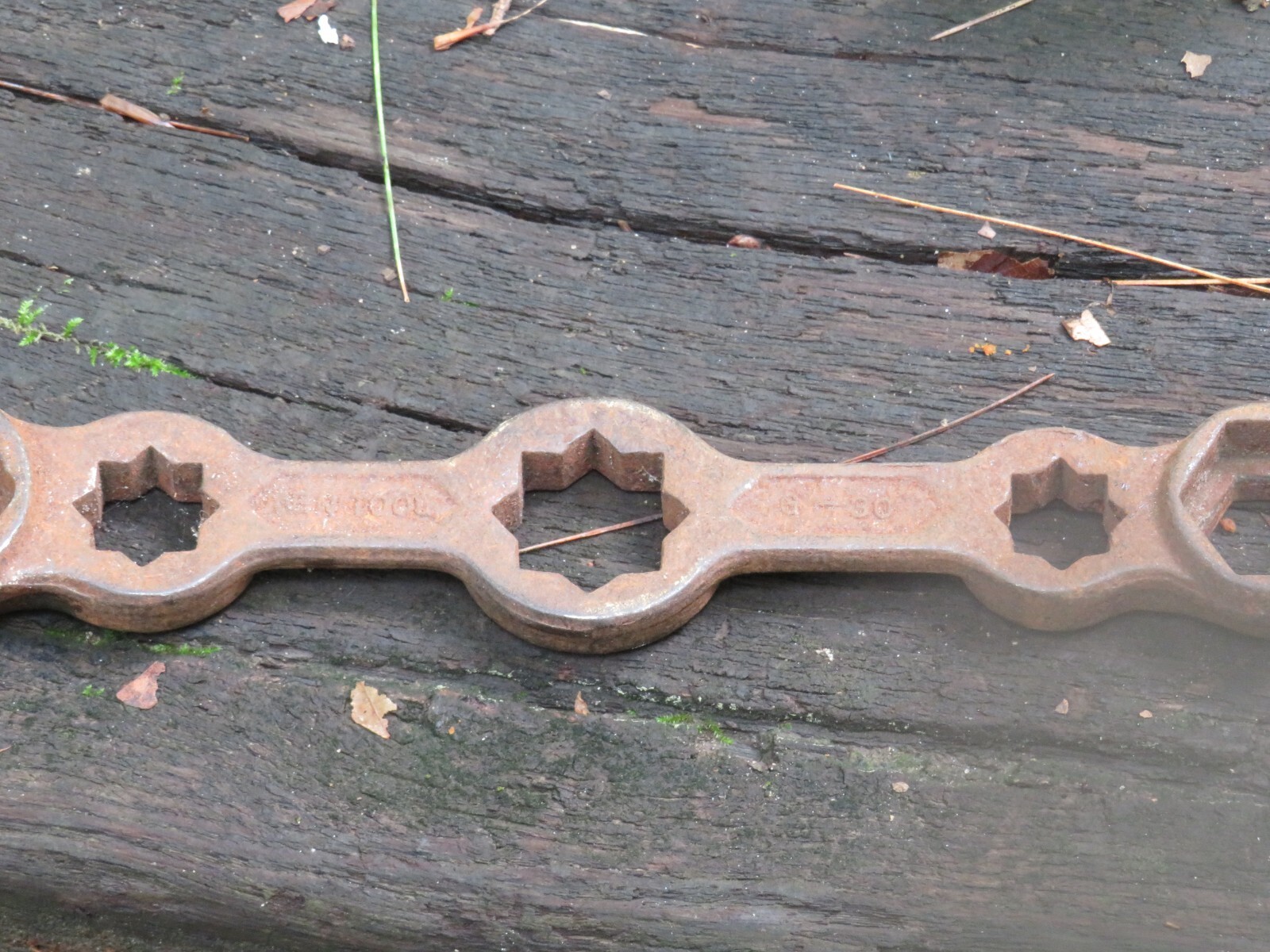 Ken Tool Auto Oil Drain Plug Wrench Tool G-30 Cast Iron Mechanic VTG WALL ART