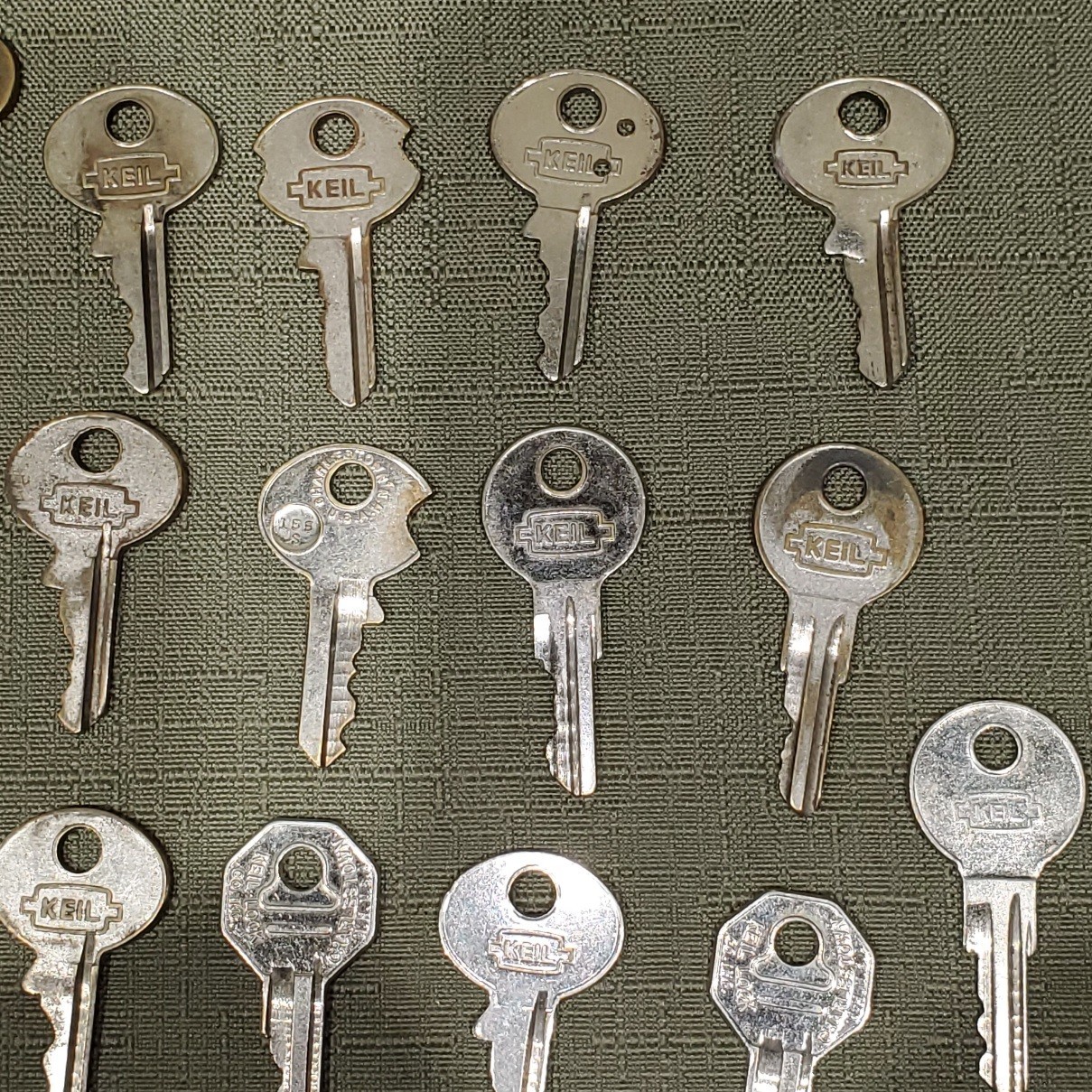 Vintage Misc Lot #1 Of 29 KEIL Keys House Automotive Lock Door Brass