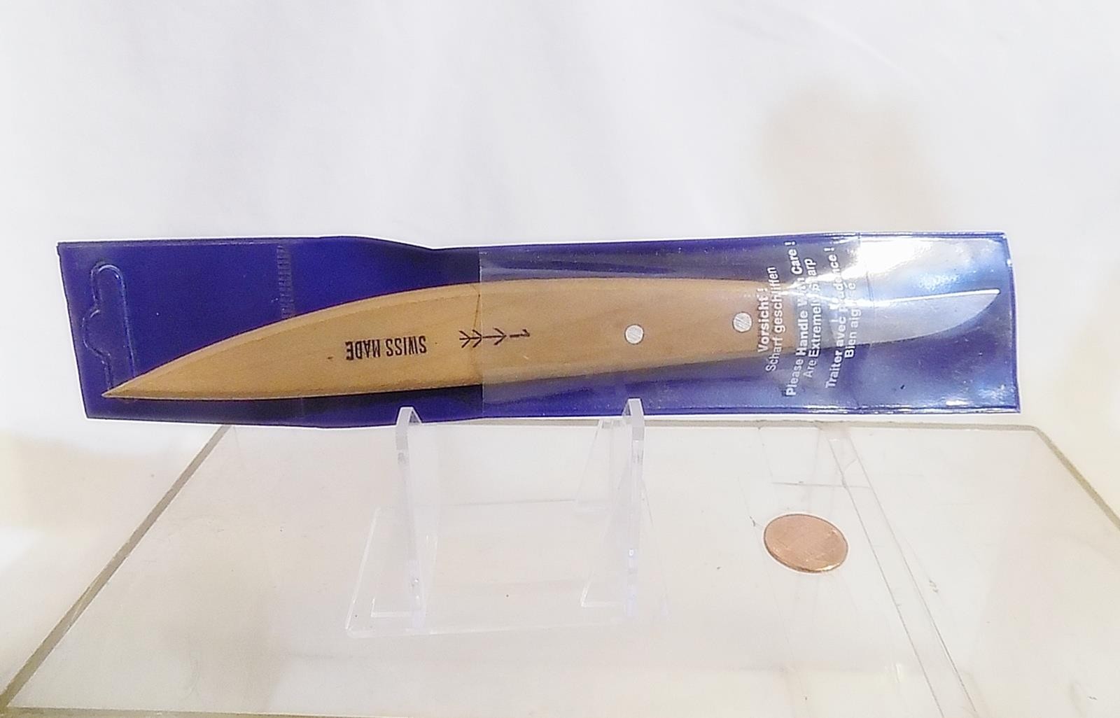 Swiss Made Pfeil Carving Whittling Knife #1 1-1/2″ Cut 7.25″ Long