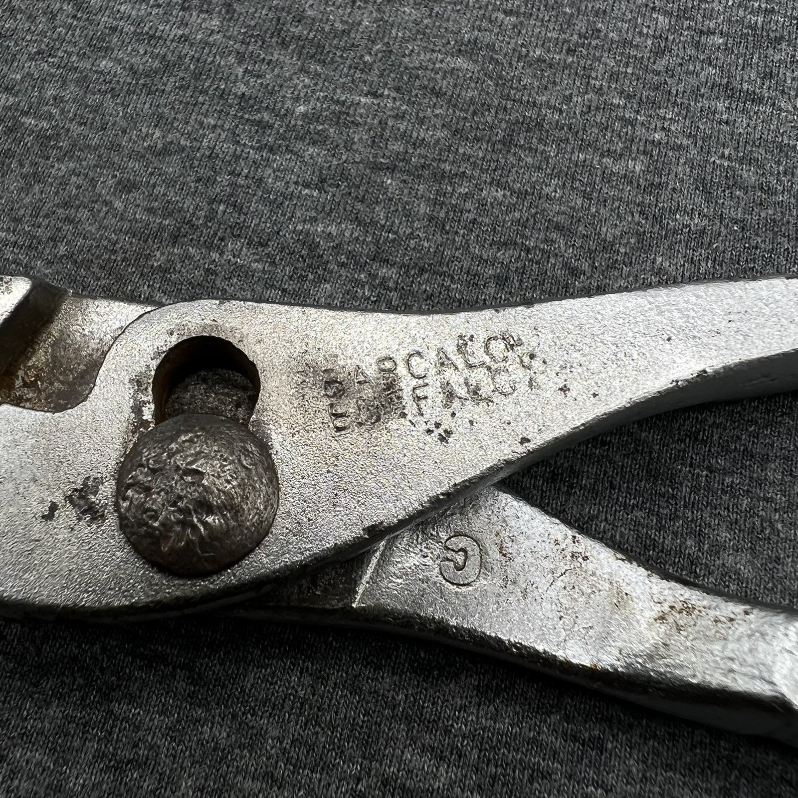 Vintage Barcalo Buffalo Tools 6.5” Slip Joint Pliers Made In USA