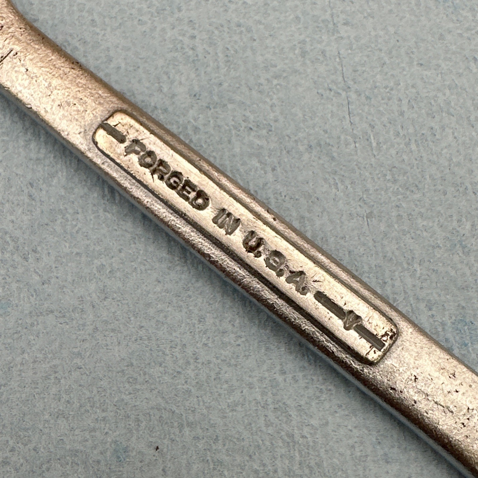 Vintage Craftsman Flying -V- 3/8” X 7/16” Double Open End Wrench USA Made