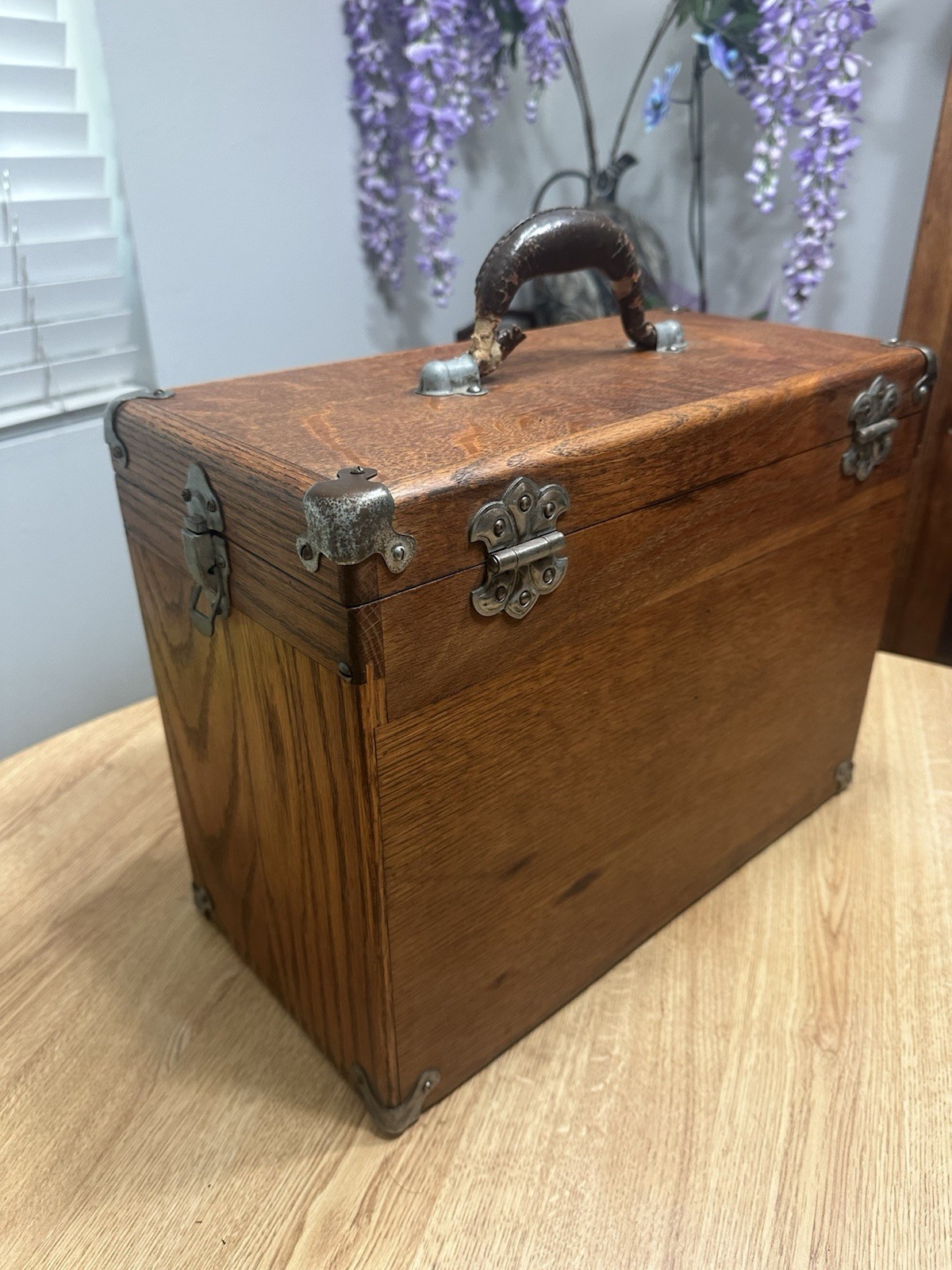 Vintage Union 7 Drawers Oak Wood Machinist Chest Tool Box Antique Chest Tool Box