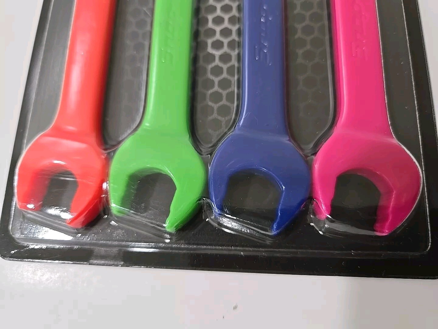 4X Pack Snap on tools Toothbrush Red, Green, Blue & Pink Flank Drive End New!!!!