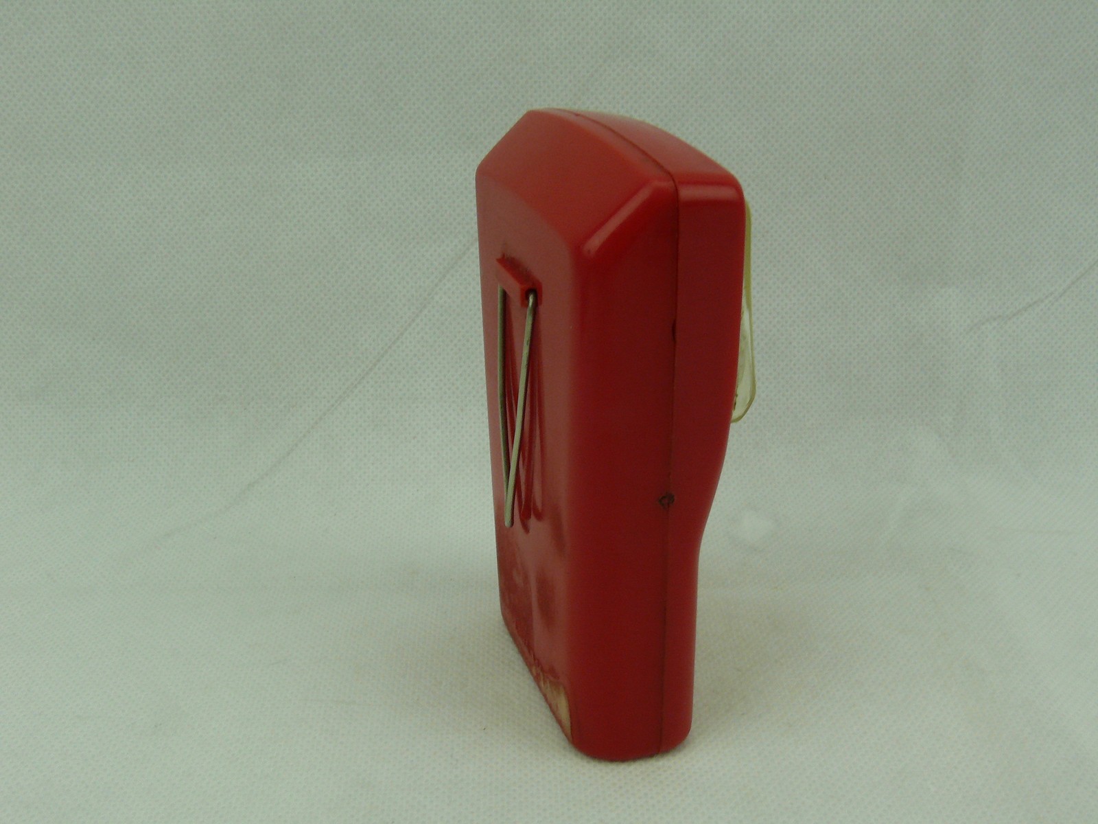 Vintage Bulgarian Flashlight RILA Red Plastic #2487