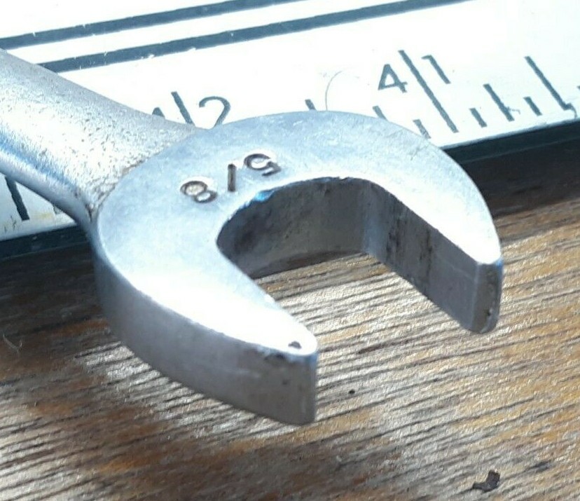 Craftman V Series Vintage Tools Double Open End Wrench 3/4 x 5/8 Estate Find