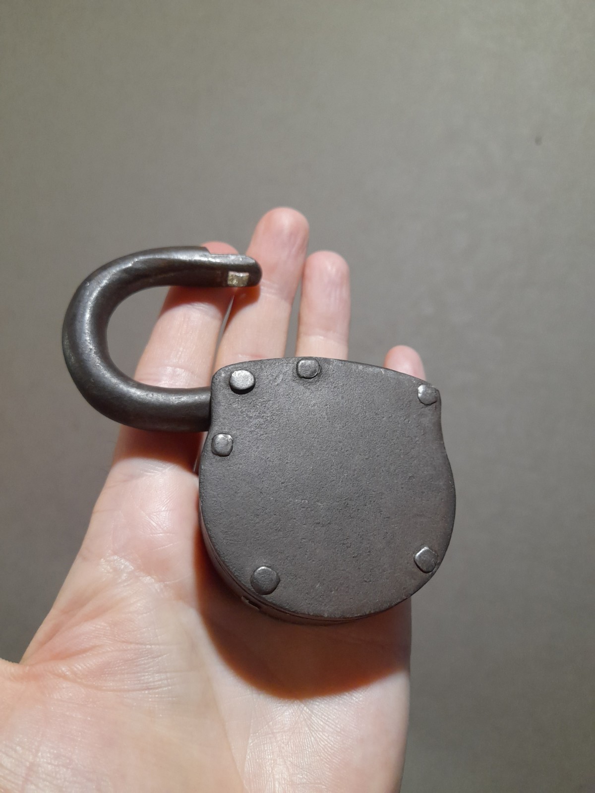 1948 Soviet Padlock Mark HAMMER AND SICKLE Artel METALLIST METARTELSOYUZ,no key