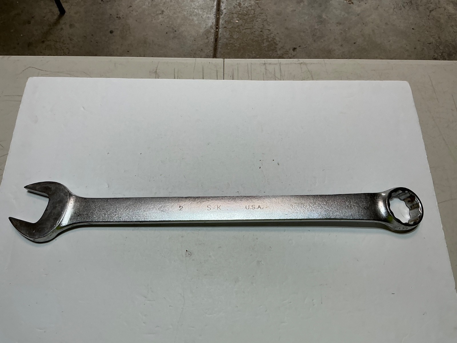 Rare S-K large 2″ combination wrench C64 made in USA