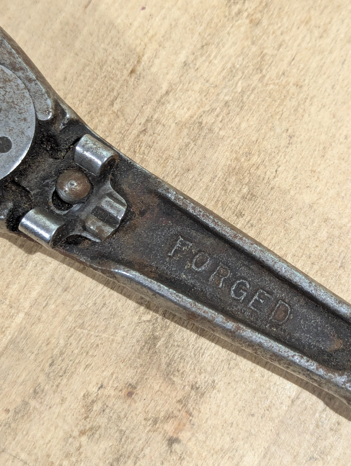 Vintage None Better B40 Early Pear Head 3/8″ Ratchet Socket Wrench USA Made