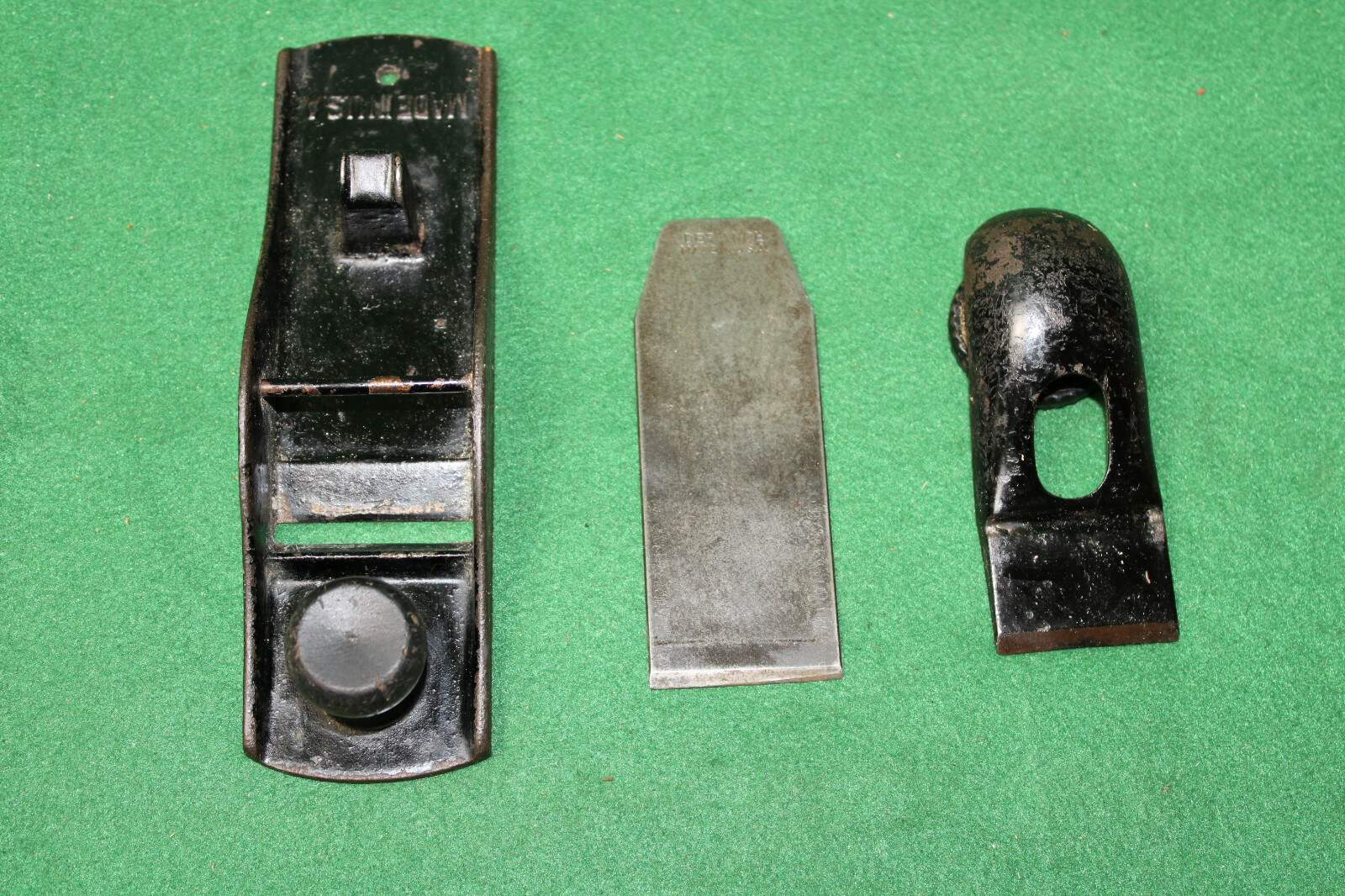 GOOD USER Antique Vintage DEFIANCE by Stanley Woodworking Block Plane Inv#GS69