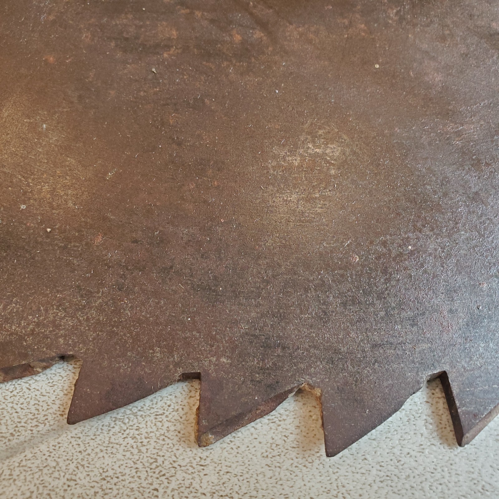 Large Sawmill Buzz Saw Blade 21″ Diameter Solid Sawblade Garden Art Cabin Decor
