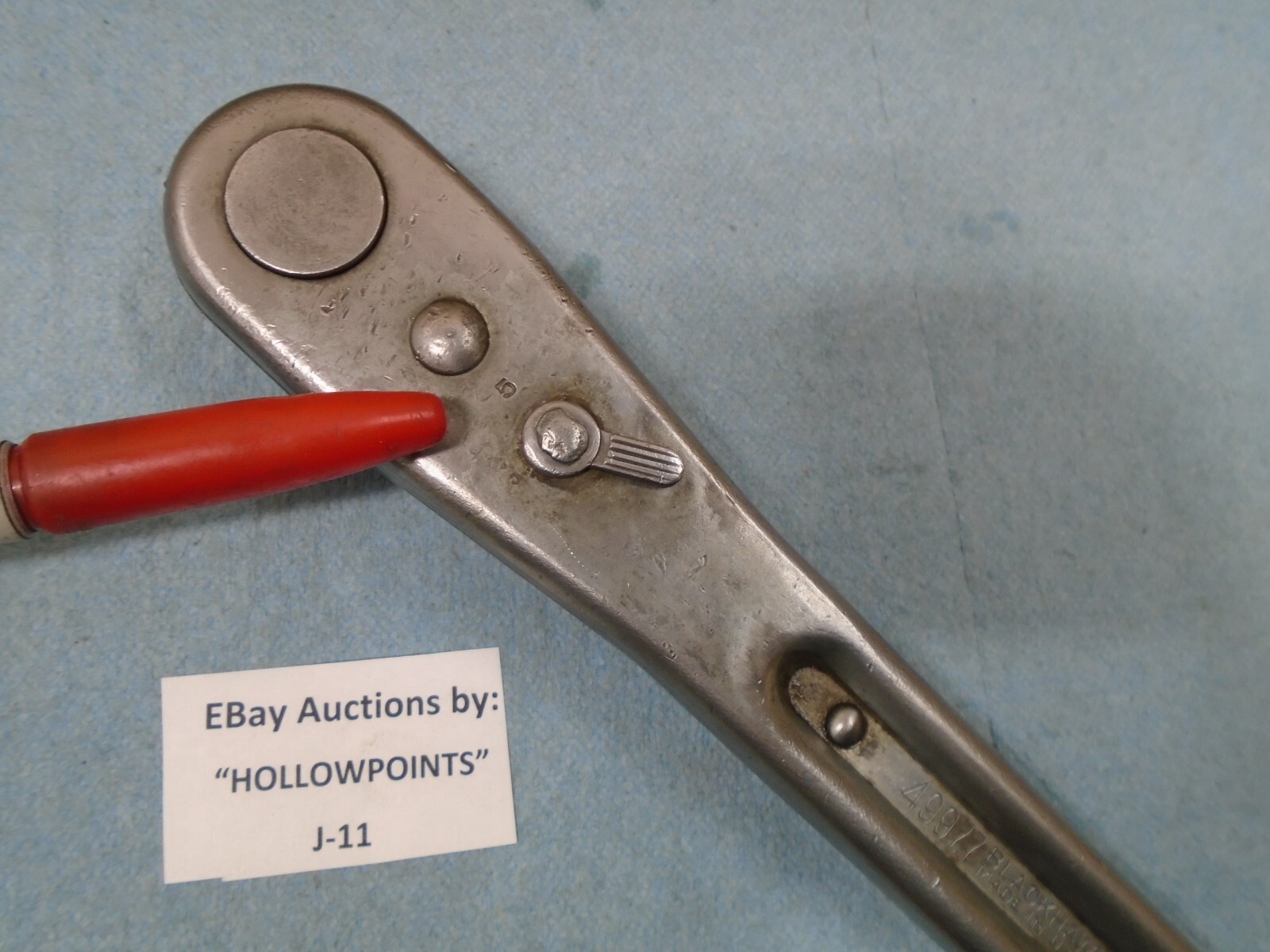 Blackhawk vintage No. 49977 Ratchet 1/2″ Drive 1945 Date Code J11