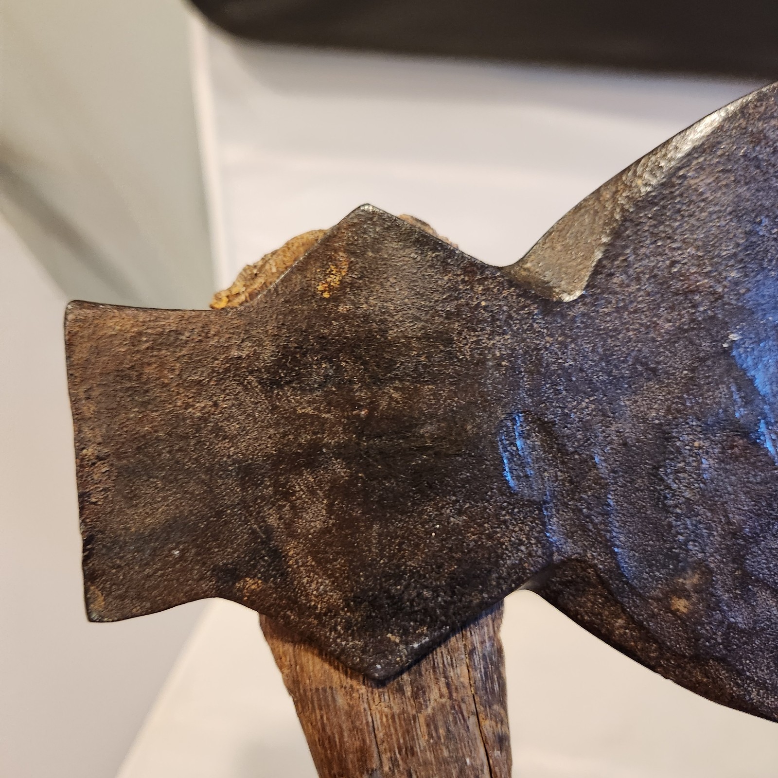 Antique Broad Blade Hatchet. Unbranded. Very Nice Piece.