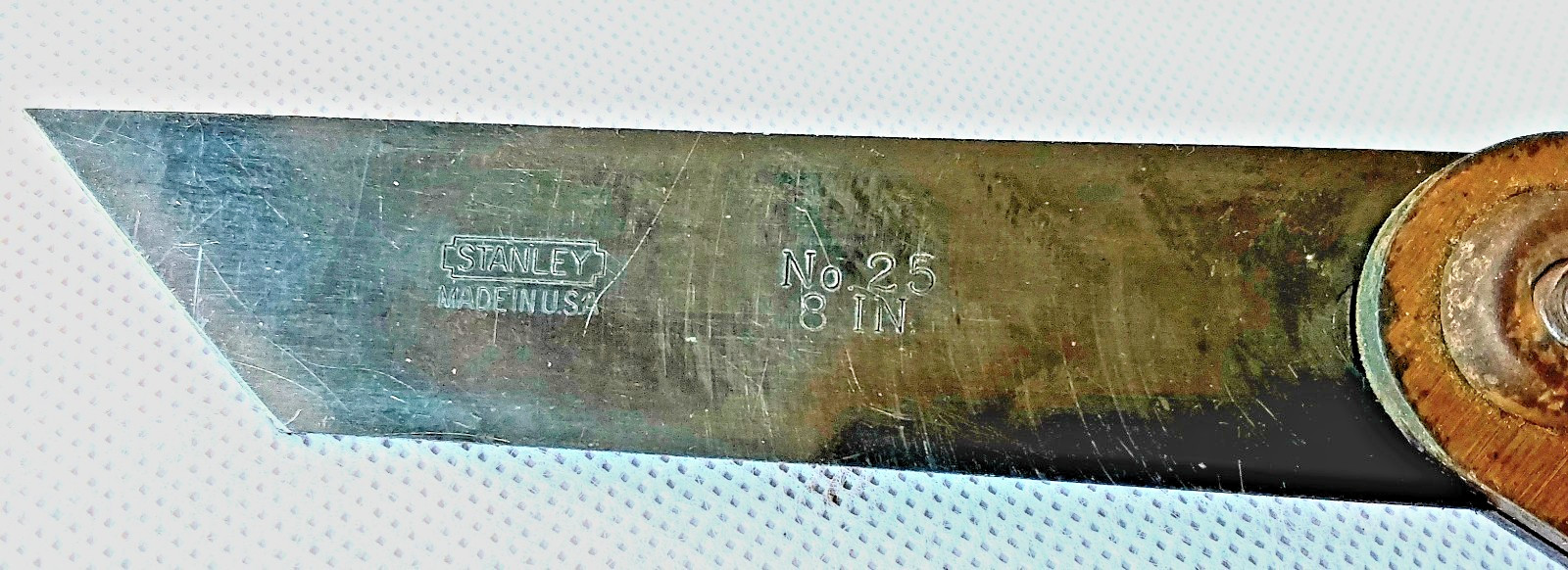 Vintage Stanley No. 25 – 8″ Rosewood & Brass Sliding T Bevel Type 7 (1939-1941)