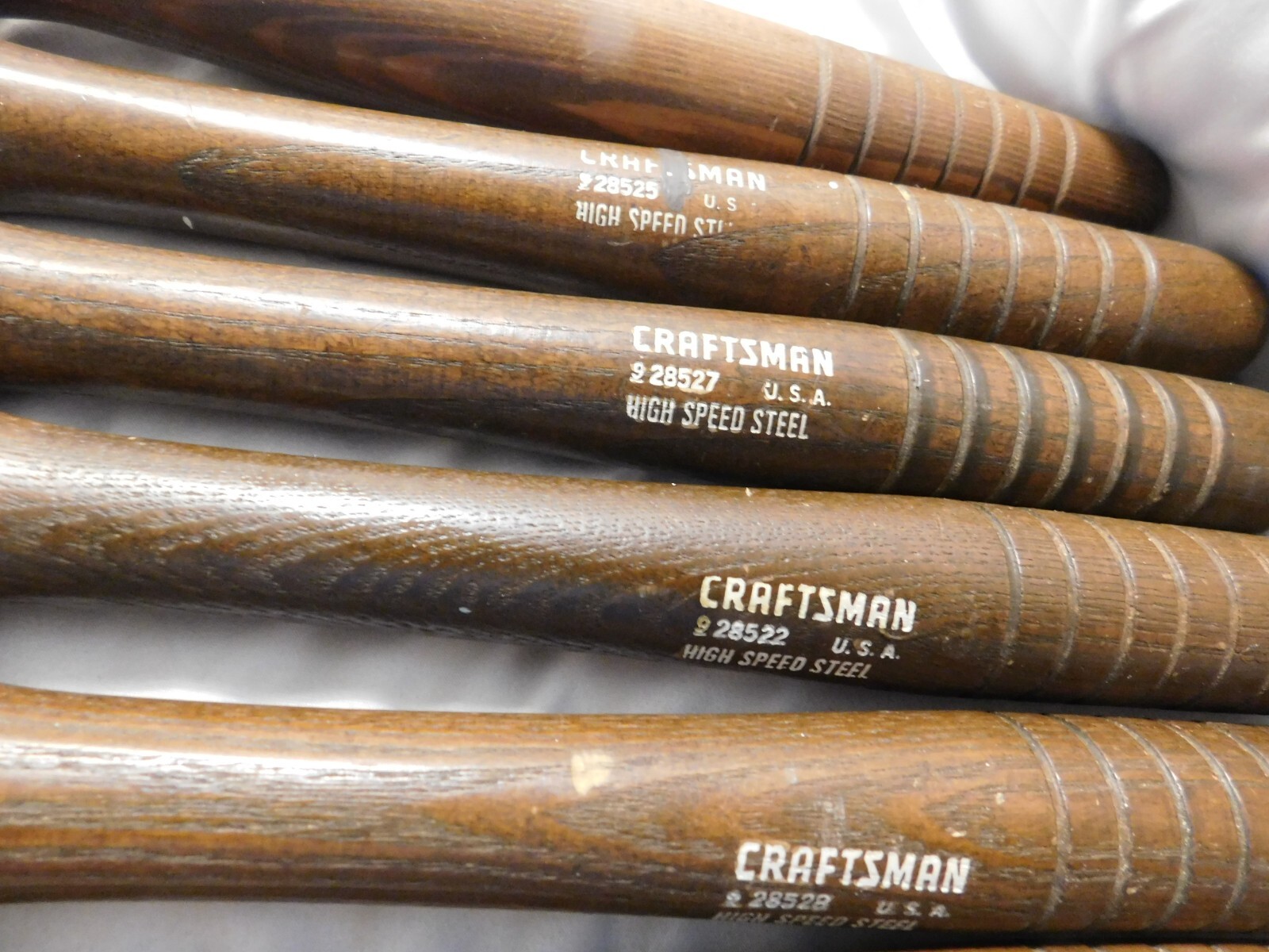 Craftsman USA High Speed Steel Lathe Wood Chisels Lot of Eight