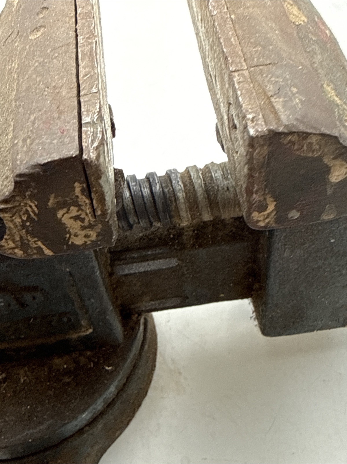 Vtg Dunlap Swivel Bench Vise 3 1/2″ Jaws Anvil No 506-51770 Made USA 1950s Sears