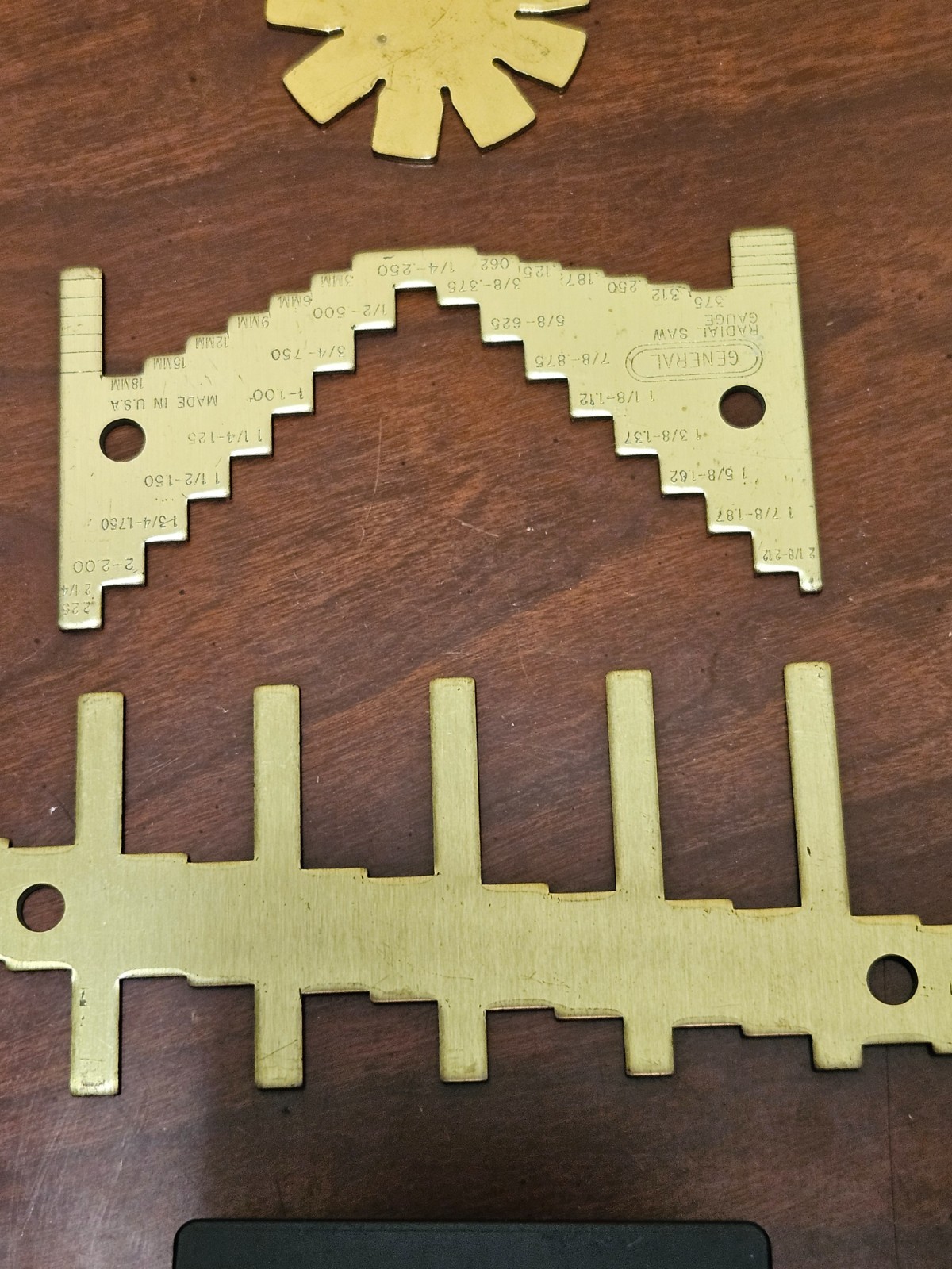 general tools depth gauges no.23 woodcraft supply corp tool lot usa gauges no.22