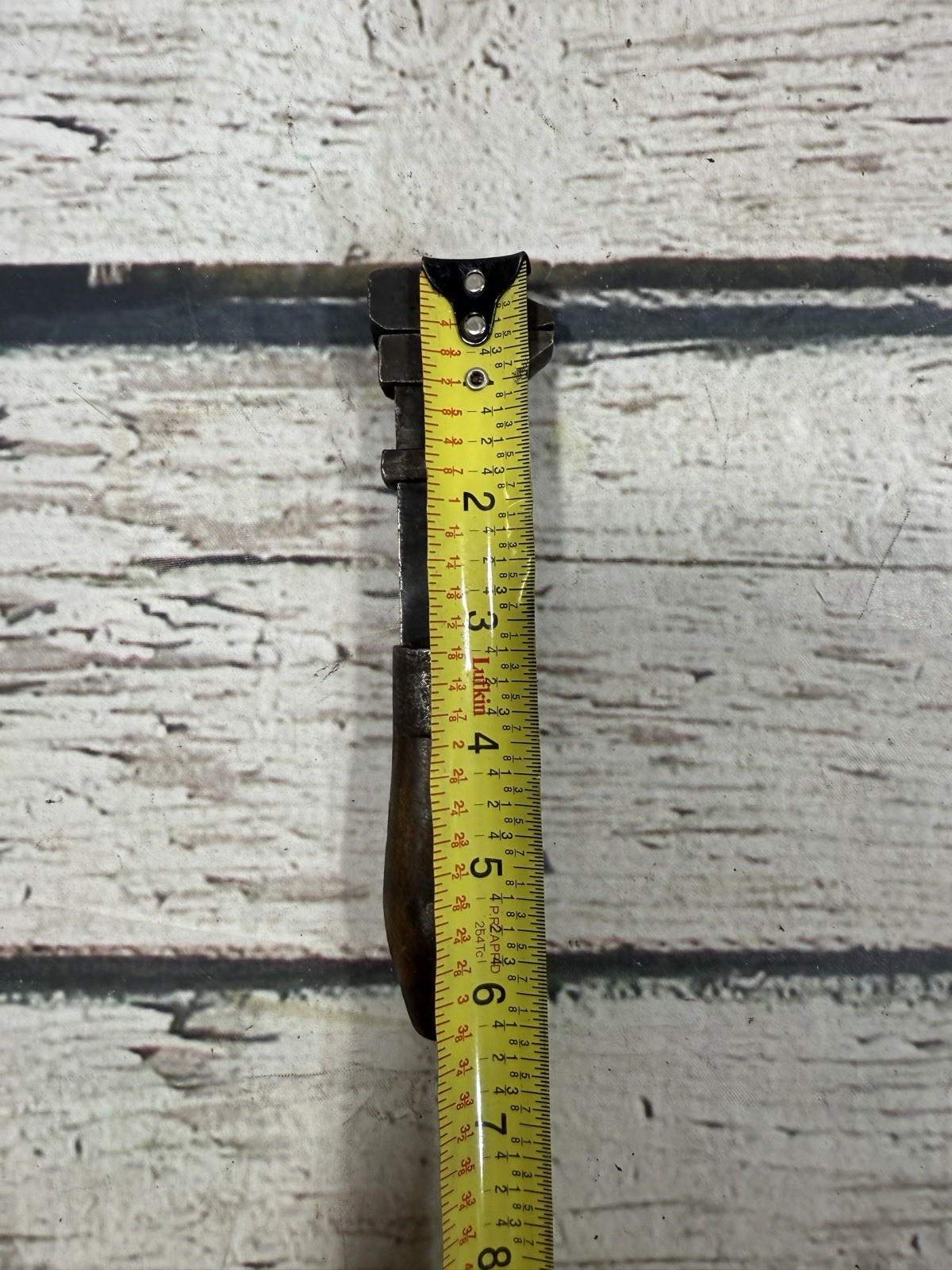 VTG Coes Wrench Co 6 1/2″ Wood Handle Adjustable Monkey Pipe Wrench Tool USA
