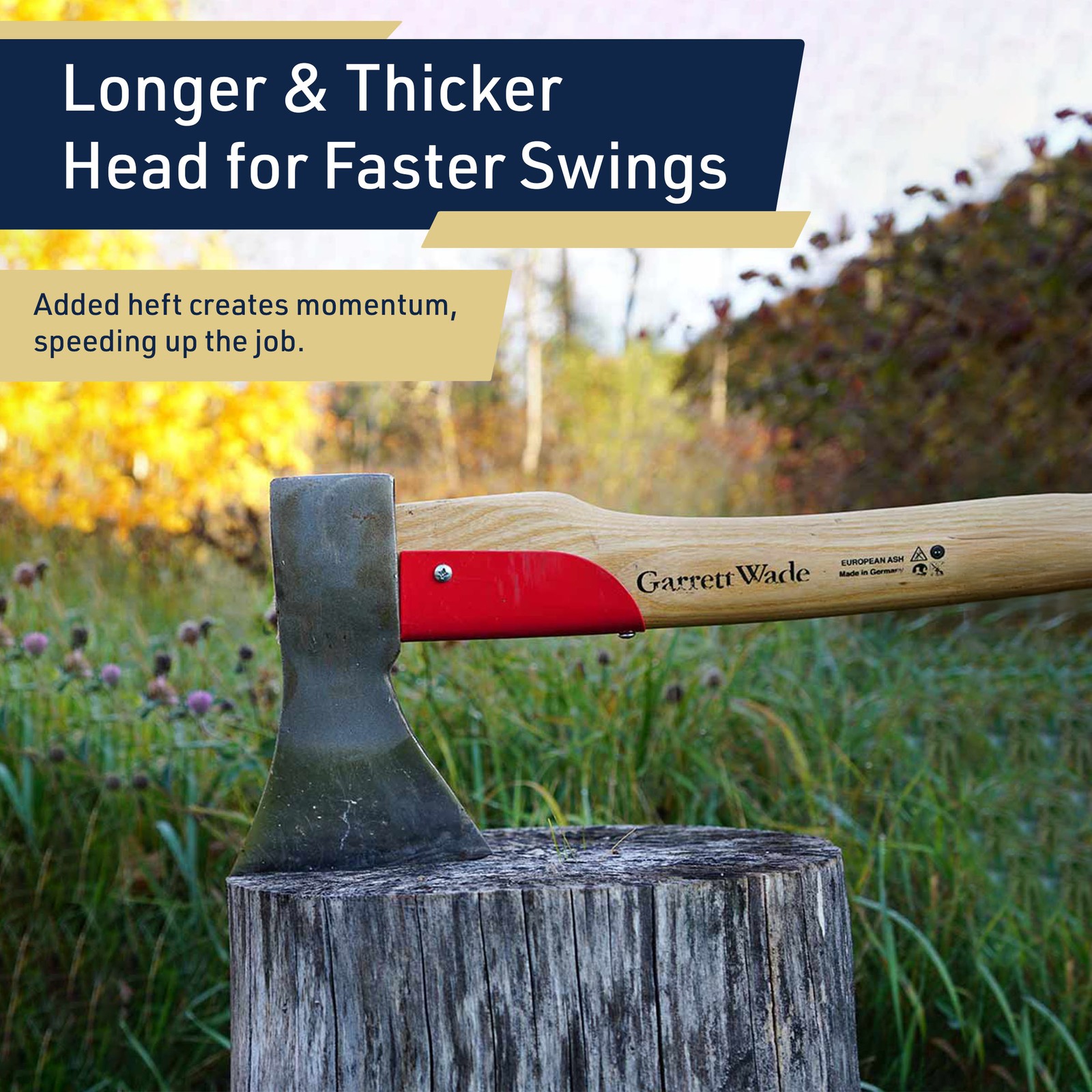Forest Maul Wood Splitter Axe 31” Tree Felling Wood Splitting Axe with Handle