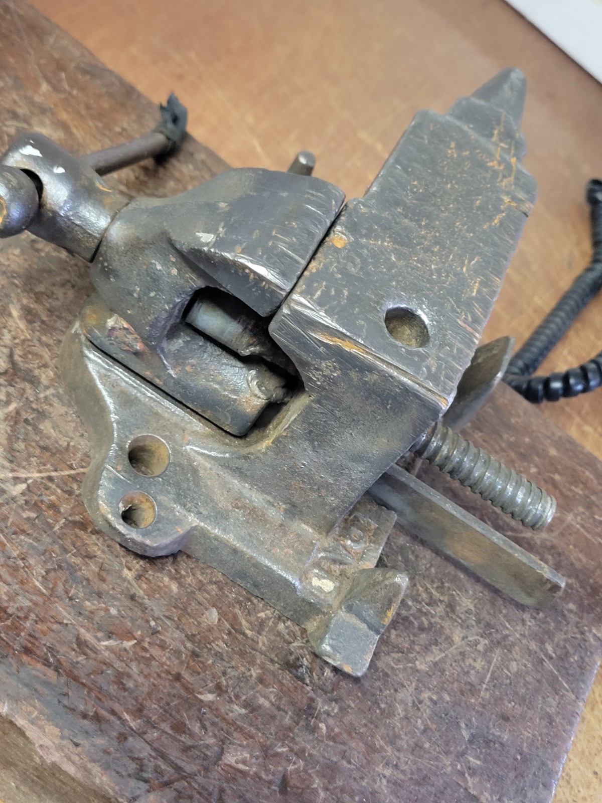 Rare Antique J Allen Anvil Vise,palmyra NY, Patent 1881