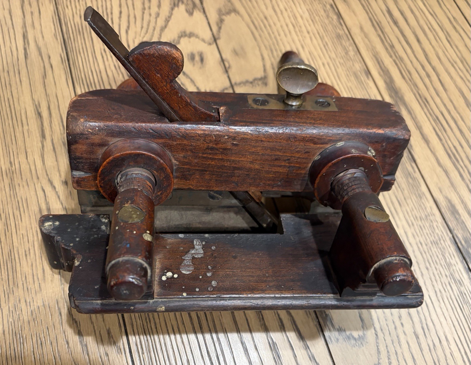 VINTAGE ANTIQUE OHIO TOOL CO. SCREW ARM PLOW PLANE # 98