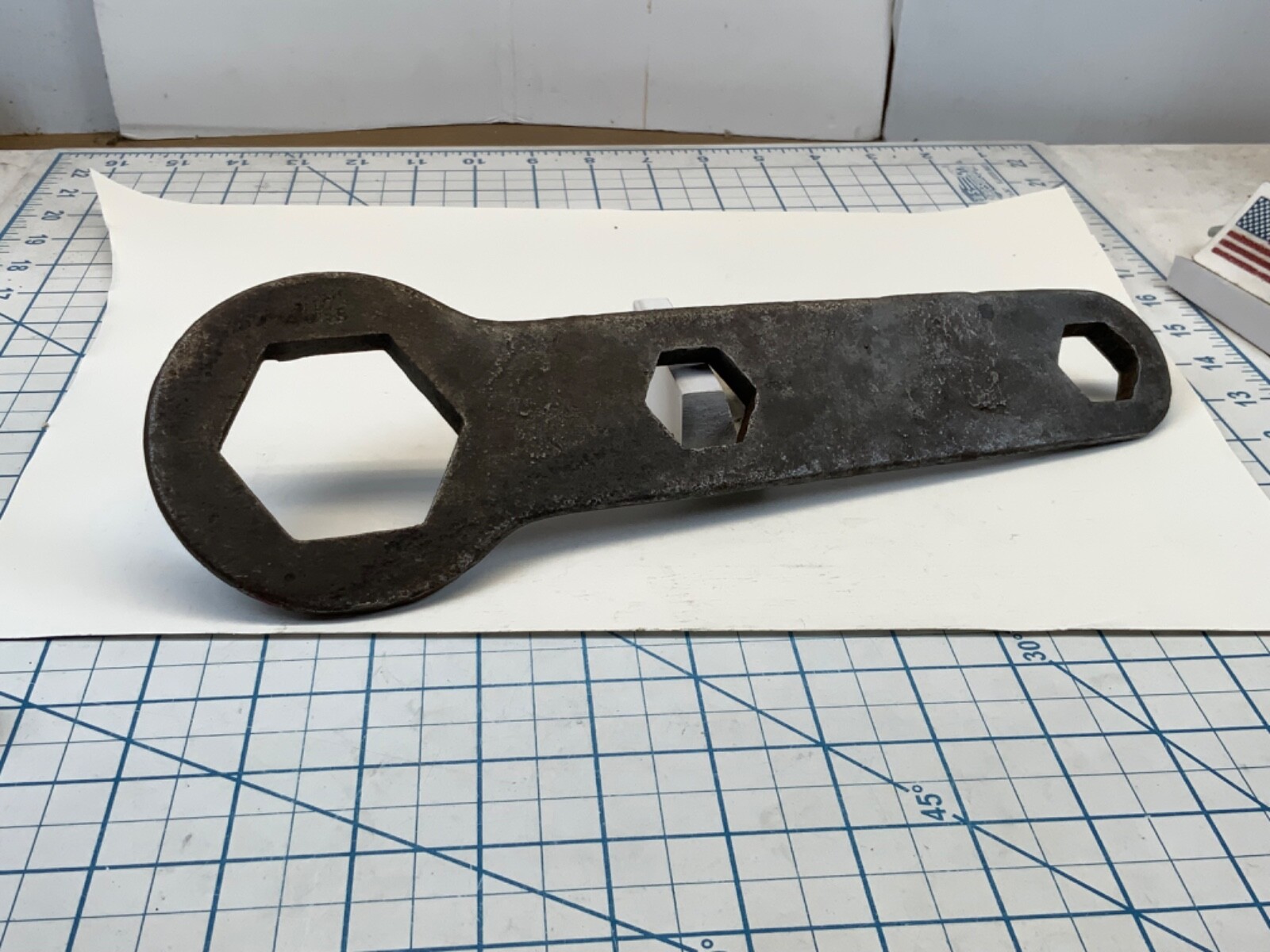 Armstrong Bros. Tools – Triangle-A Logo – 15086 Wrench 2-1/8, 1-1/8, 1in. Hex