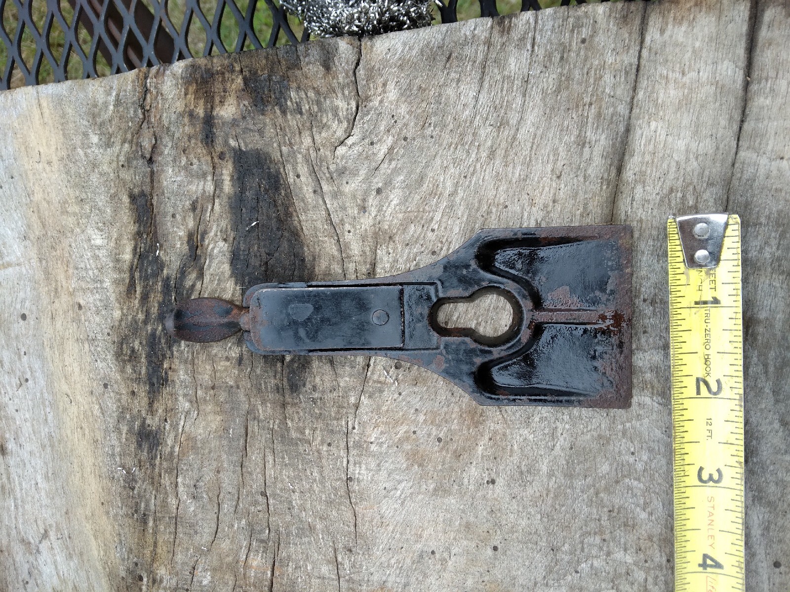 Antique Zenith Wood Plane Lever Cap