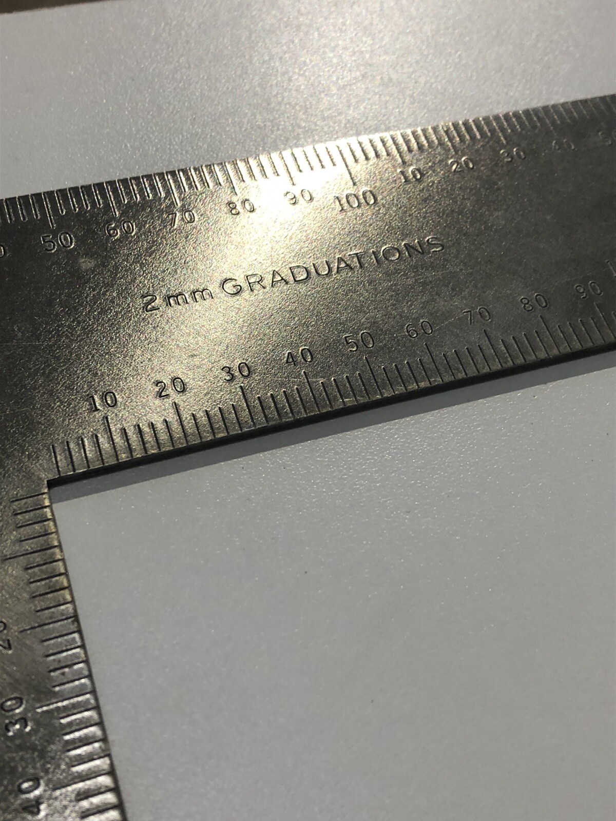 VTG Stanley Metric RAFTER Square USA Made 1975 2mm Graduations No.45-530 Rare