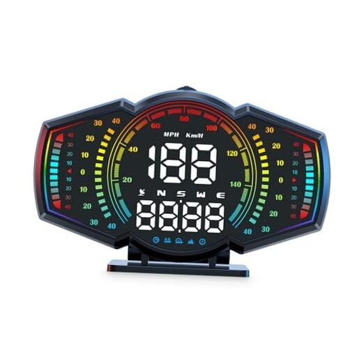 G18 Head Up Display, HUD Display for Cars Windshield, GPS Digital Speedometer
