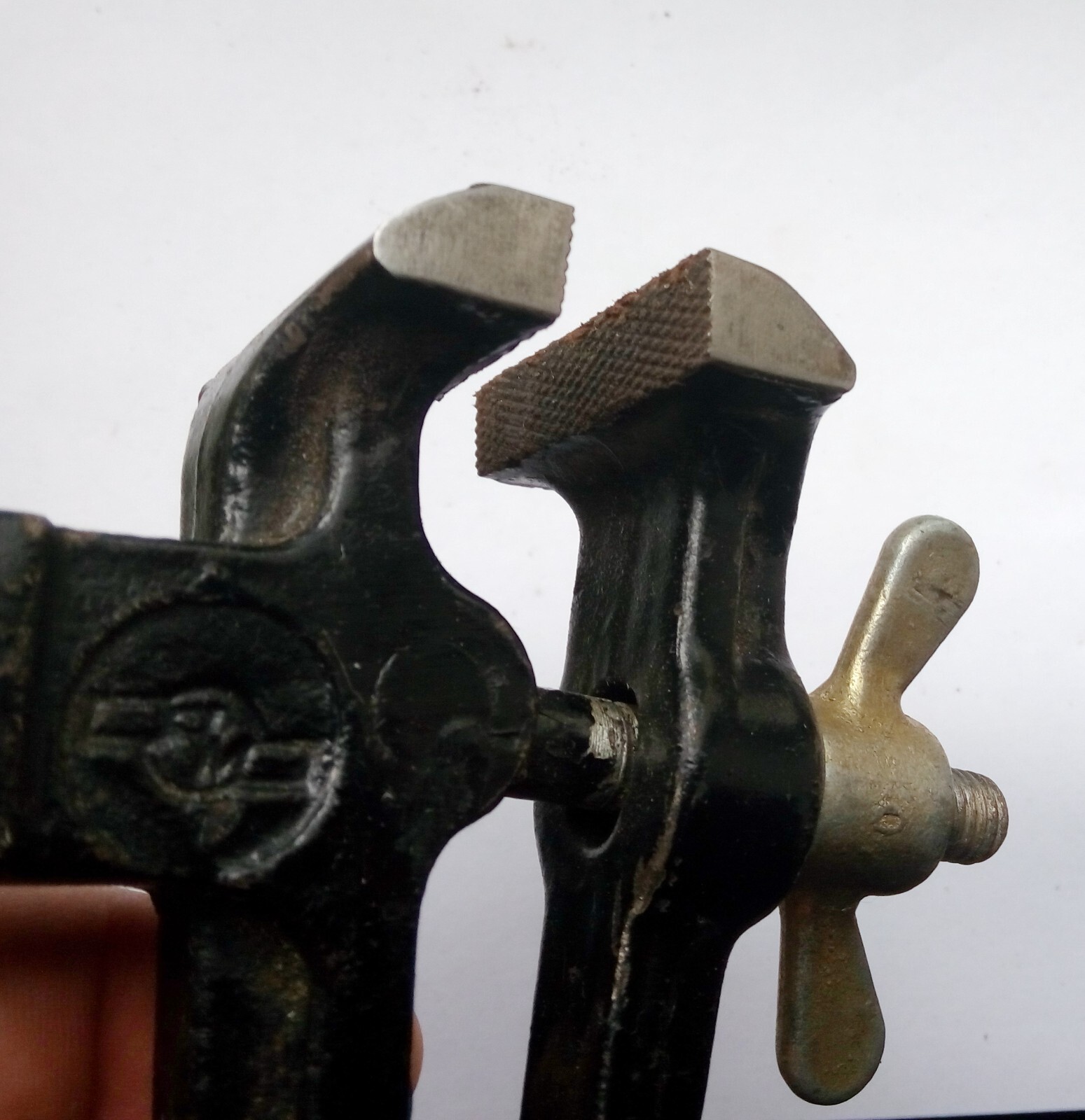 Vintage mini Vise Jewelry with Anvil Made in USSR 1980s