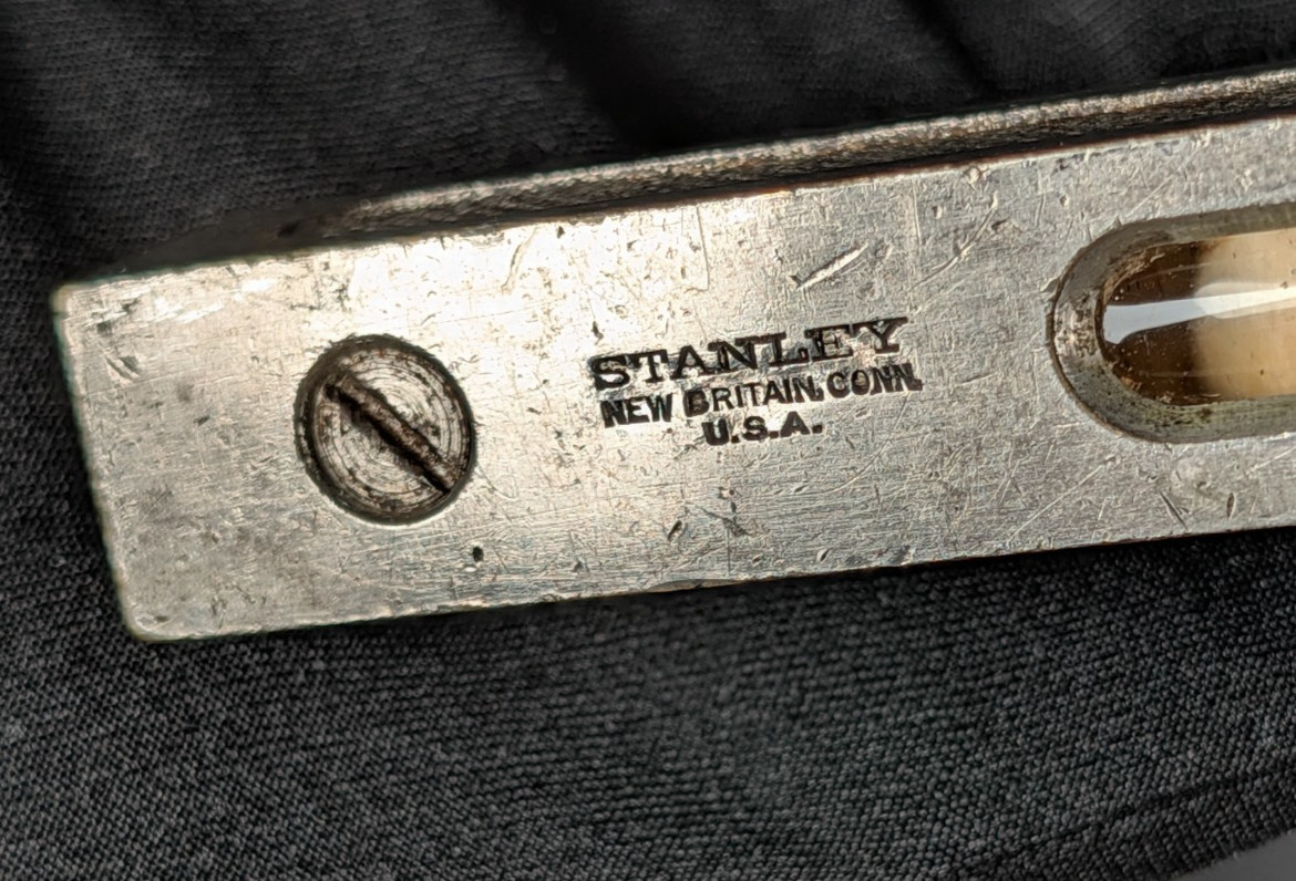 VTG Antique 1910-1920 STANLEY Machinist Level 6″ – Made in New Britain Conn. USA