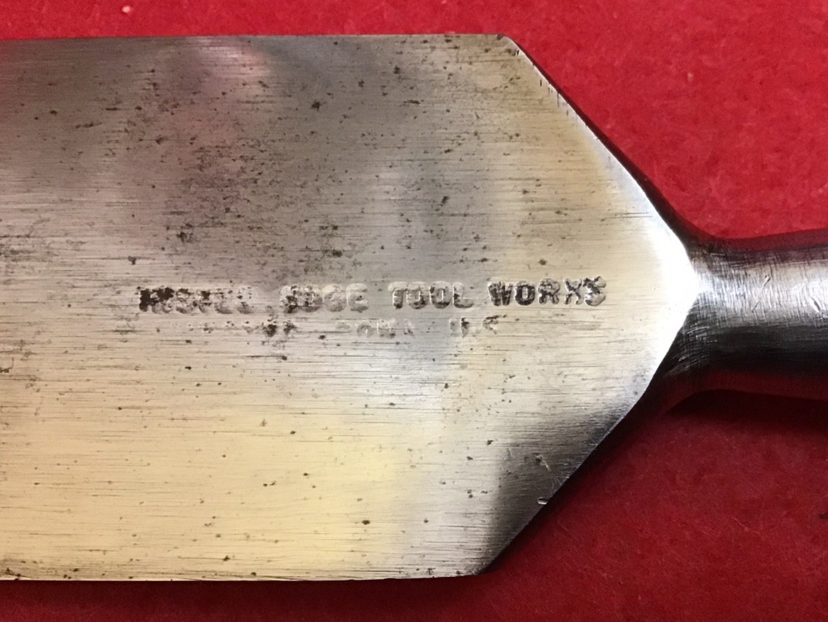 VINTAGE WINSTED EDGE TOOL WORKS 1 1/2” WOOD CHISEL, 13 5/8” LONG-U.S.A.