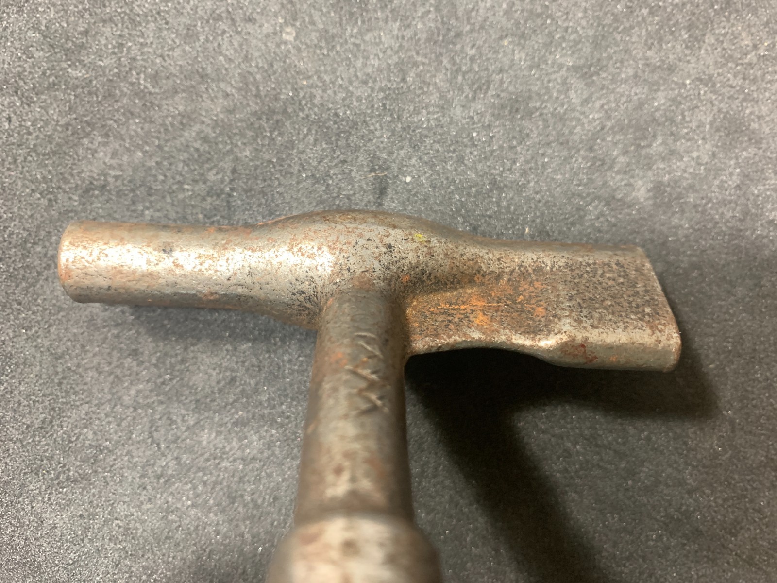 Antique Vintage Cast Iron T Handle Valve Key Wrench Multi- Tool PAT PENDING
