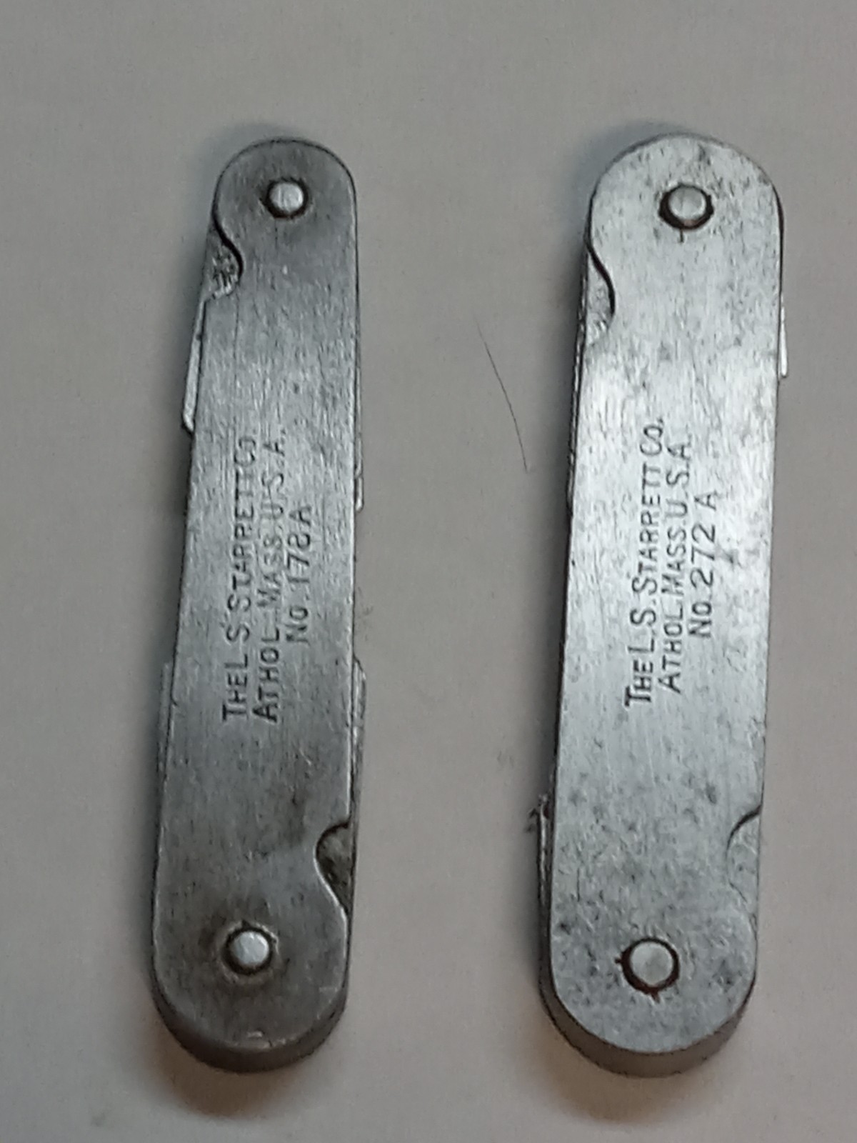 (2) Vintage L. S. Starrett Fillet or Radius Gages – No. 178-A & 272-A USA