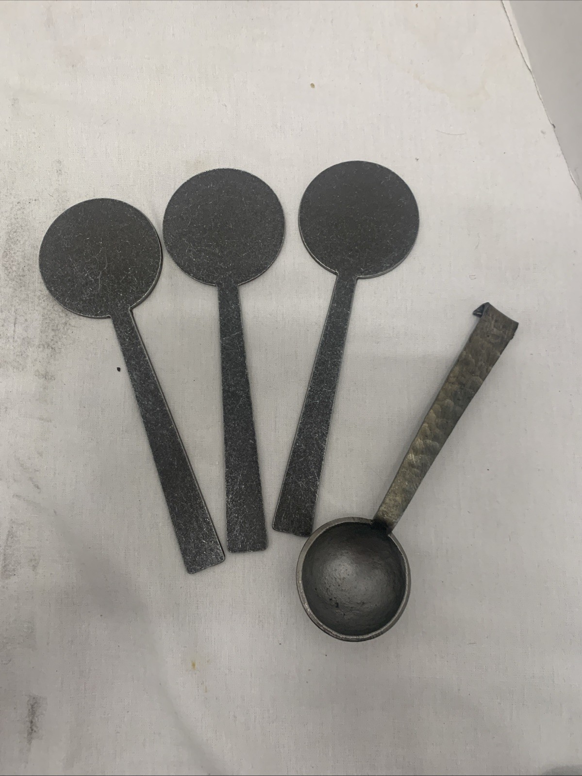 Coffee Spoon Blanks Set Of 3 Ready To Forge Plasma Cut Blacksmith Made In IN