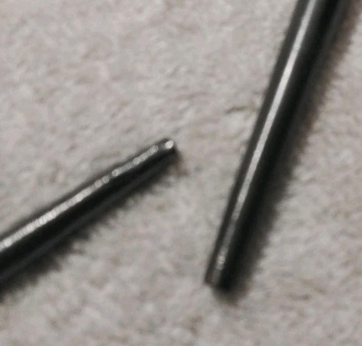 2pc 0.401 AIR HAMMER ST-1013 401B 9-1/2″ LONG AIR HAMMER BIT SET VINTAGE USA…