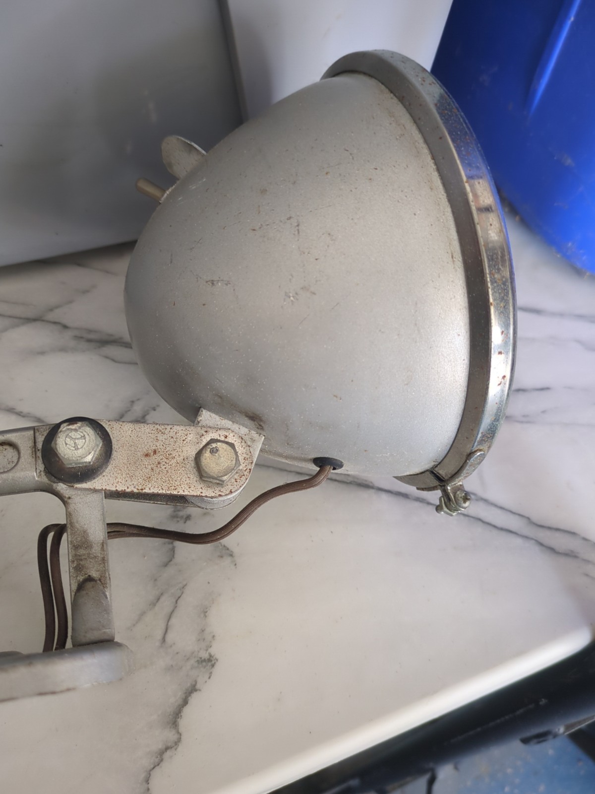 Vtg Teledyne Big Beam Model 1766C Chrome Powerhouse Emergency Response Lantern