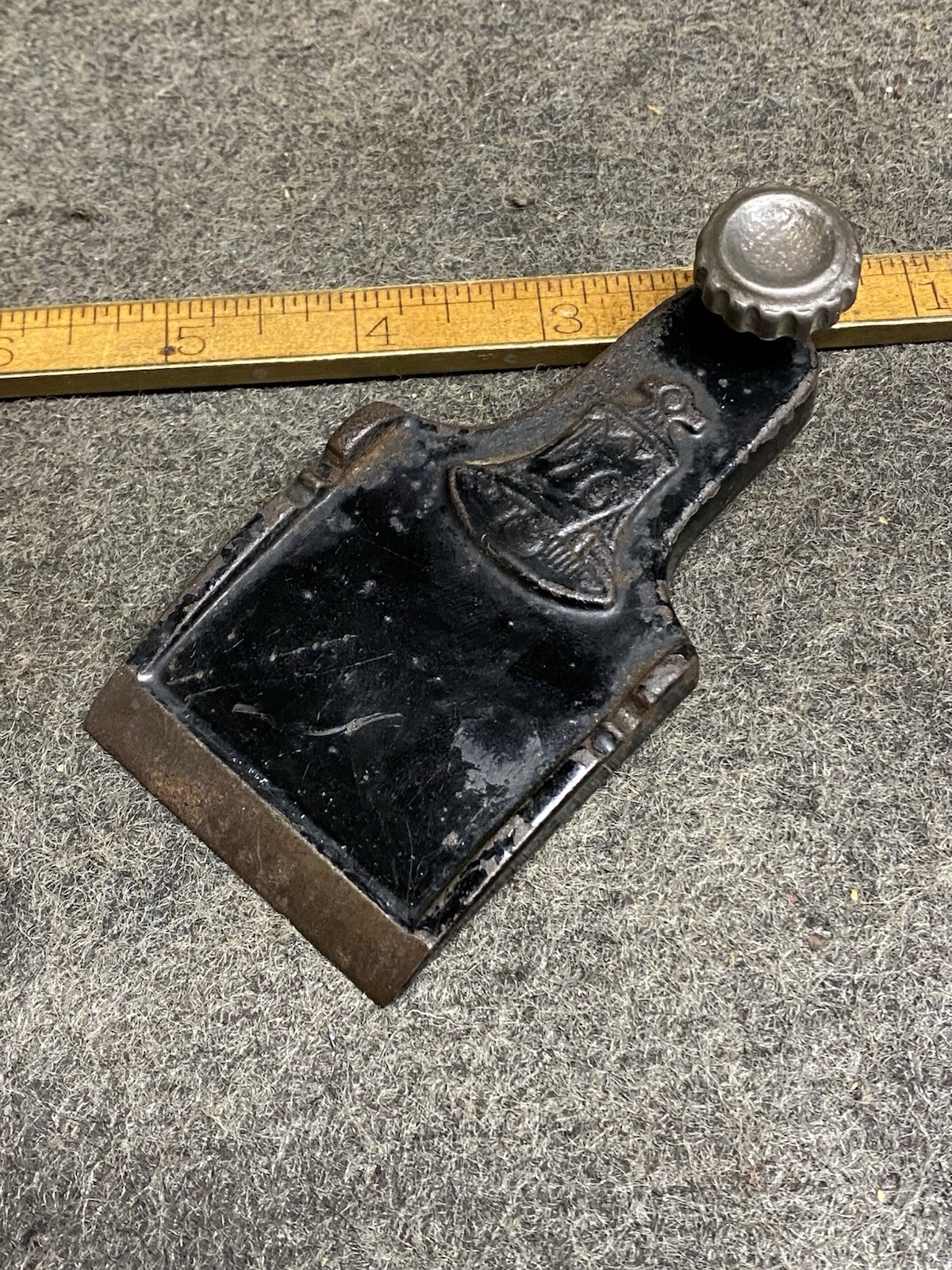 Vintage Stanley Liberty Bell Plane Lever Cap “S” 2-1/8” Wide