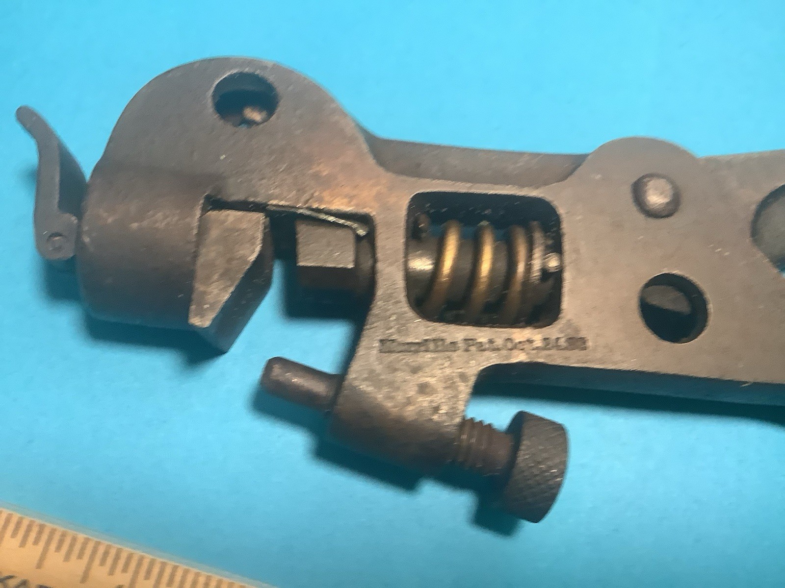 MORRILL NO.12 or 3?? VINTAGE LARGE TOOTH SAW SET PTD 10-24-93